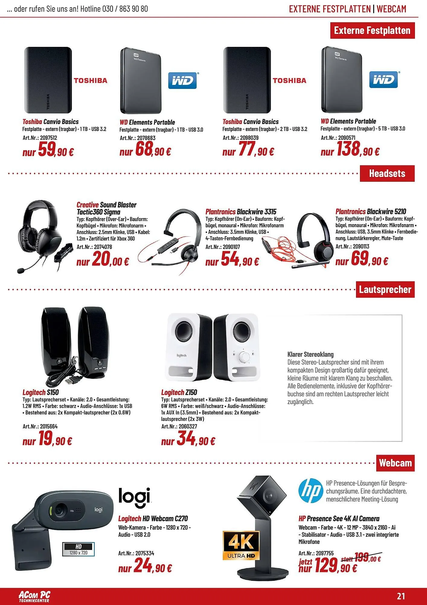 ACom PC Prospekt von 1. Februar bis 31. März 2025 - Prospekt seite 21