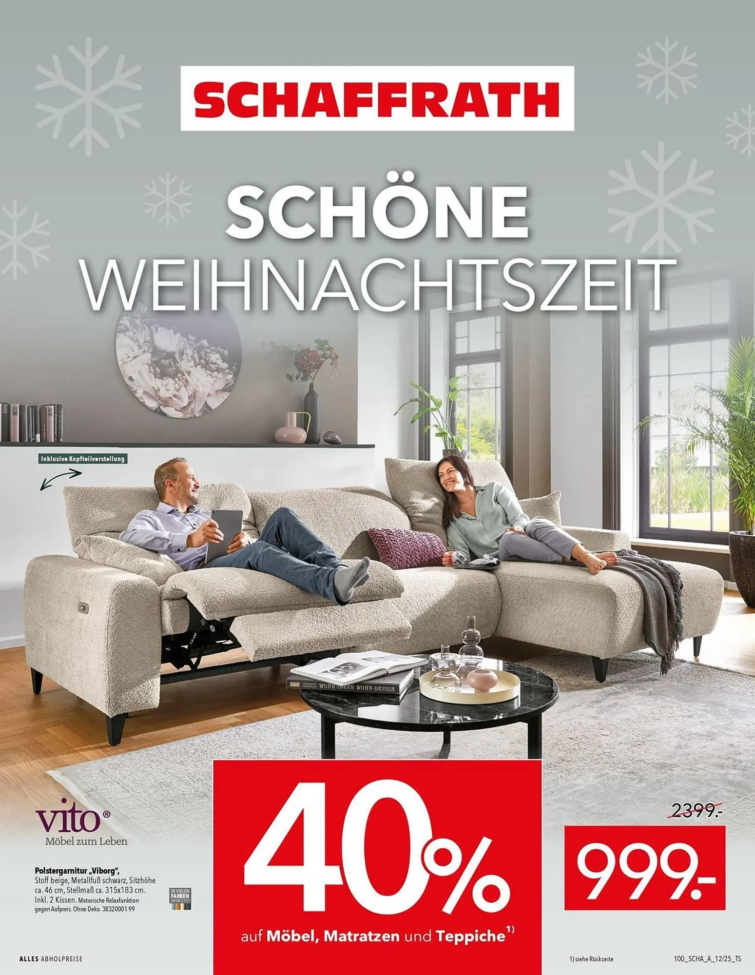 Schaffrath Prospekt von 28. November bis 4. Dezember 2025 - Prospekt seite 1