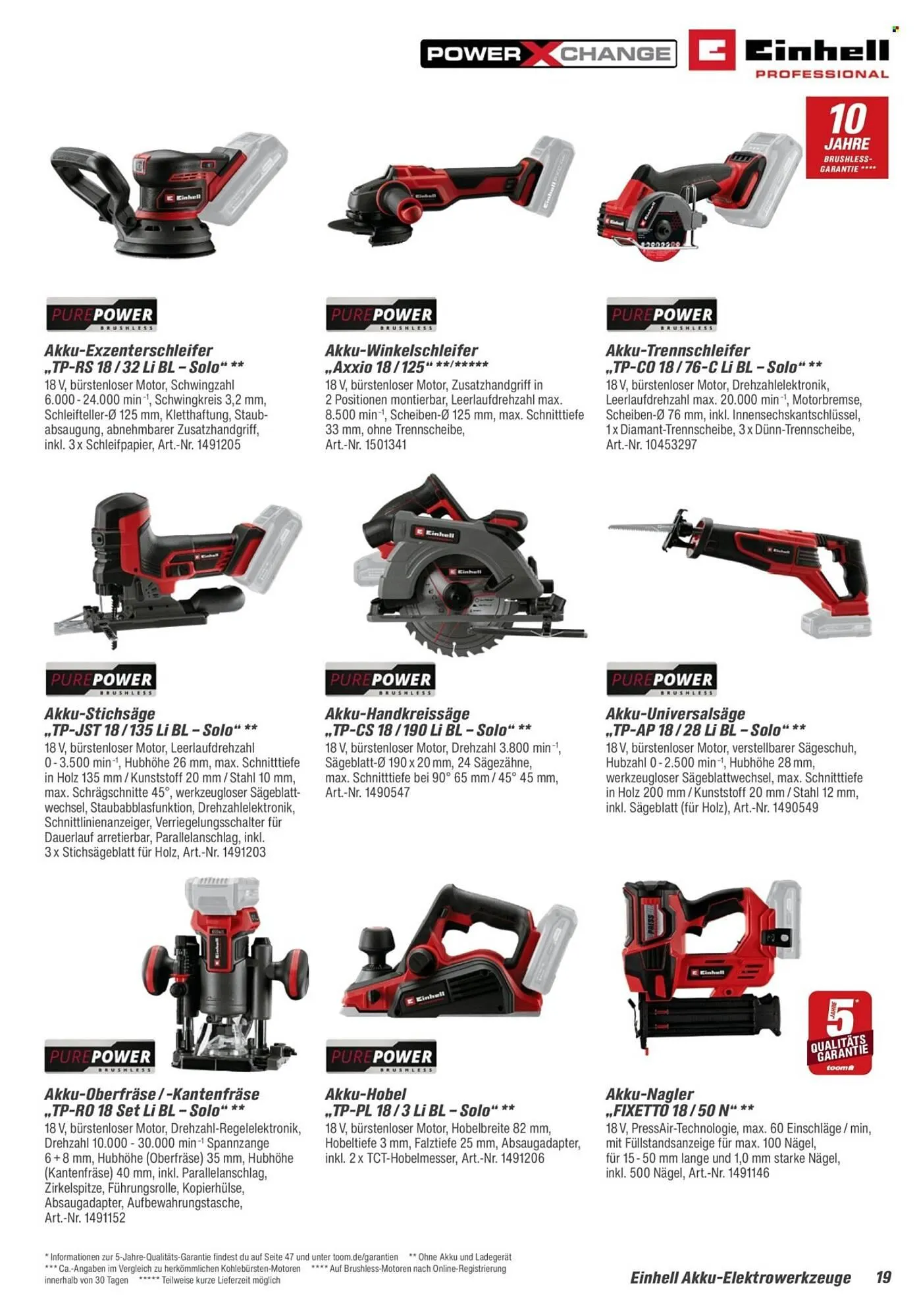 Toom Baumarkt Prospekt von 28. März bis 30. Juni 2026 - Prospekt seite 19