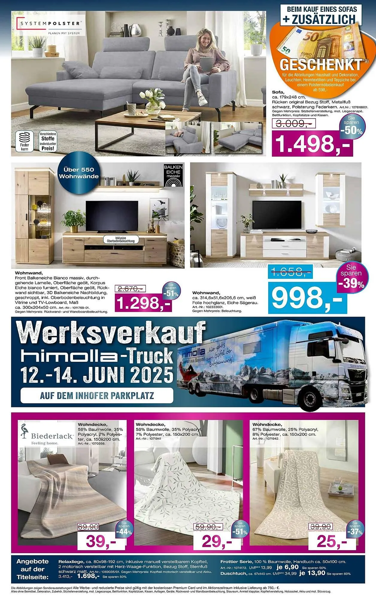 Möbel Inhofer Prospekt von 4. Juni bis 21. Juni 2025 - Prospekt seite 2