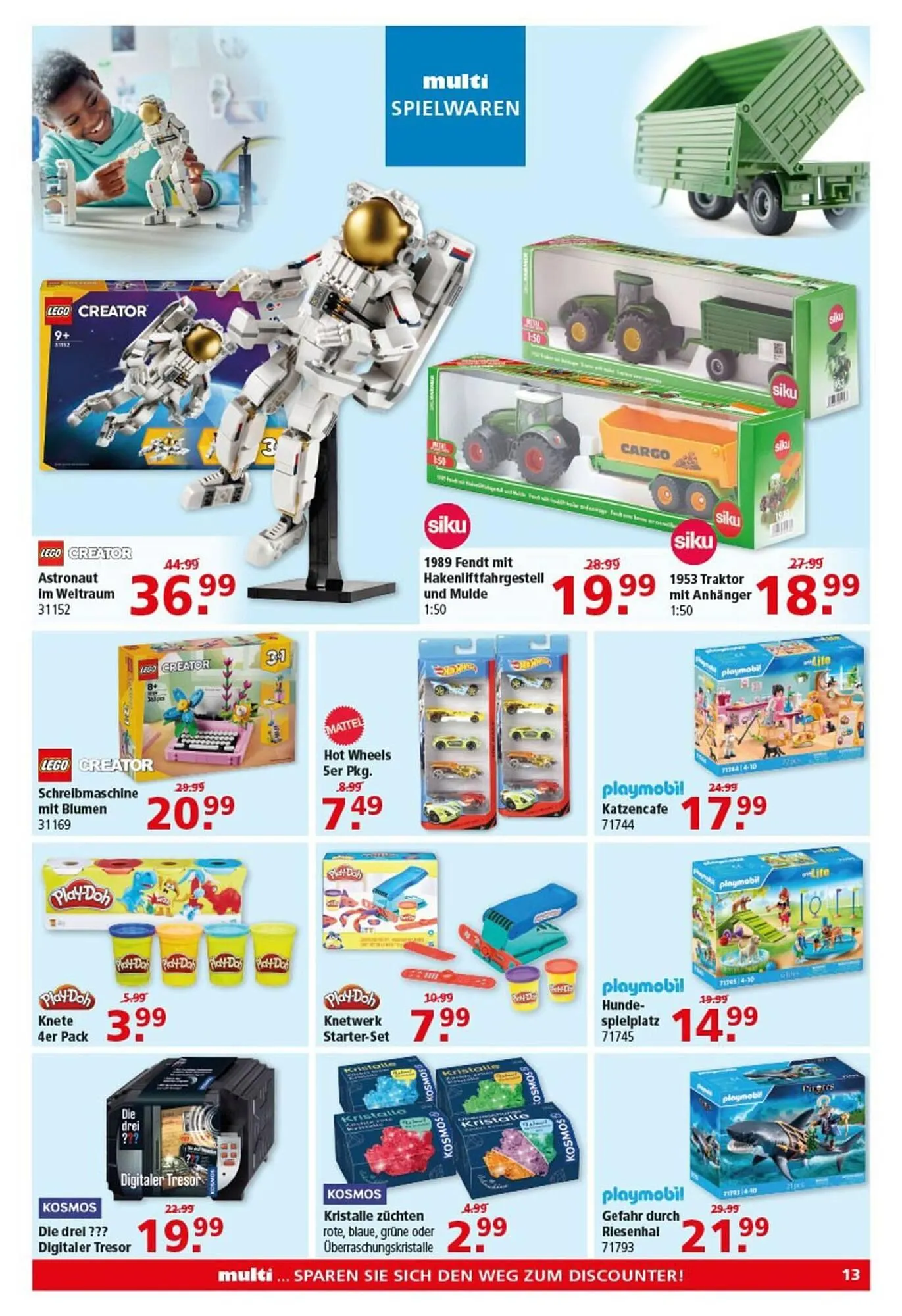 Multi Markt Prospekt von 23. April bis 26. April 2025 - Prospekt seite 13