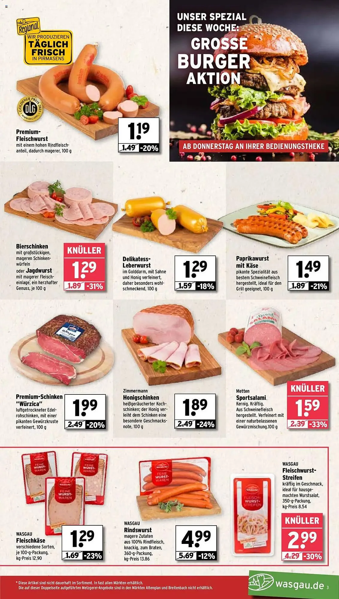 Wasgau Prospekt von 22. April bis 27. April 2025 - Prospekt seite 3