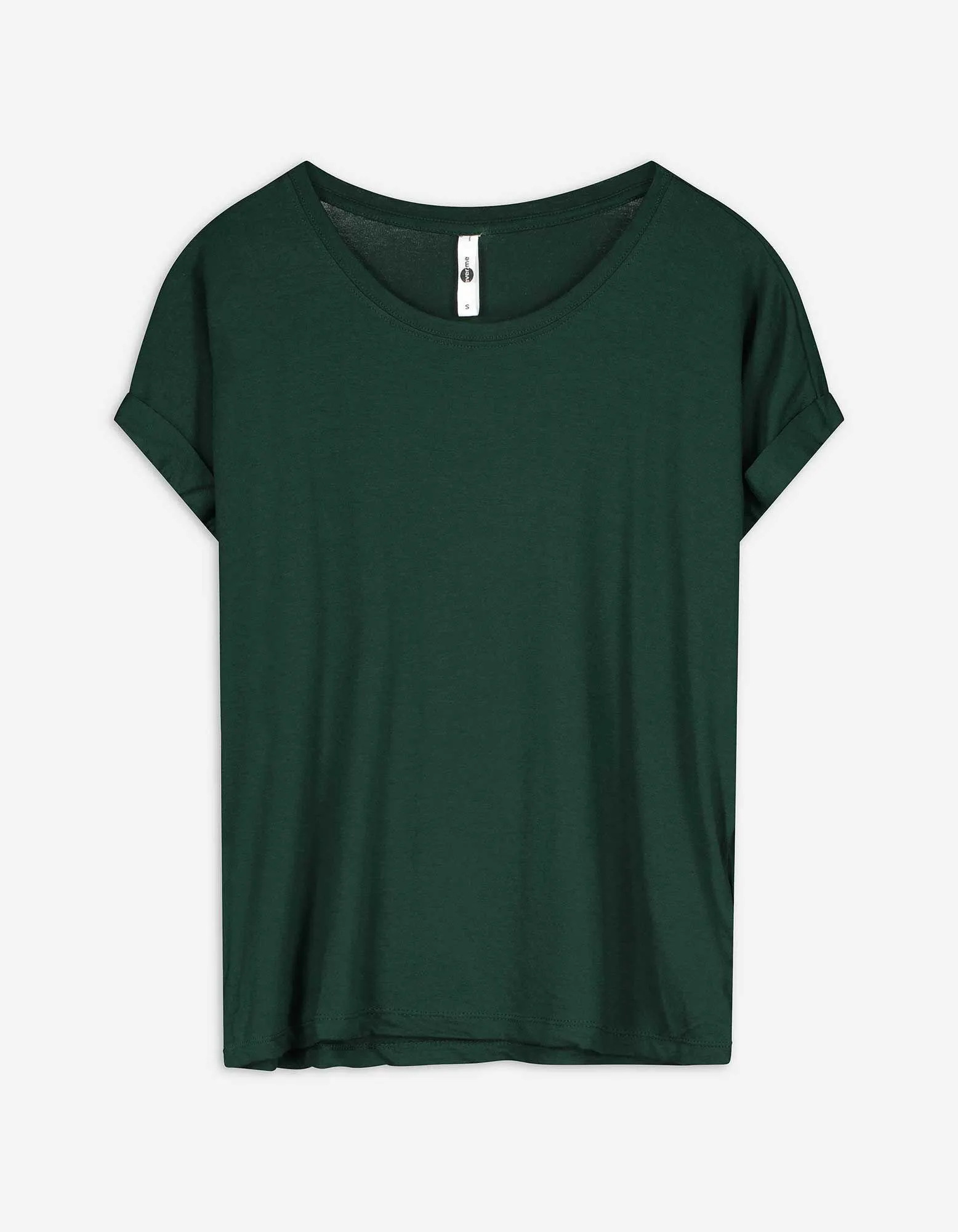 T-Shirt - Viskose-Mix - grün