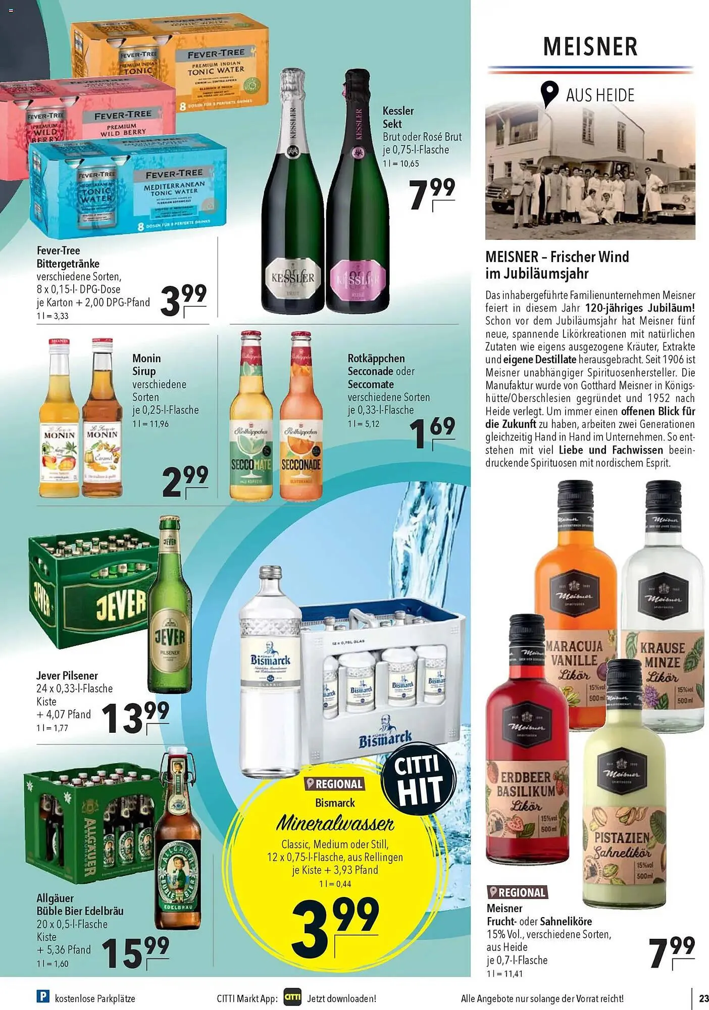 CITTI Markt Prospekt von 28. Januar bis 10. Februar 2026 - Prospekt seite 23