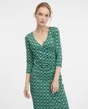 Grünes knielanges Damenkleid ORSAY