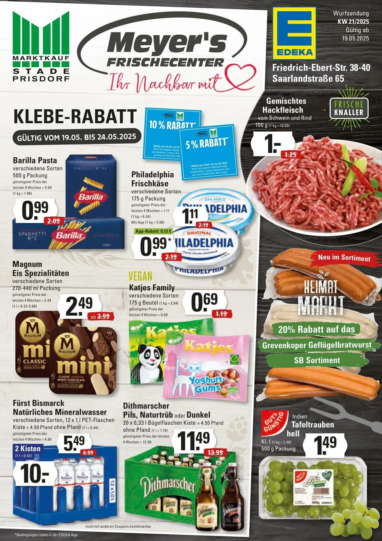 Marktkauf Aktueller Prospekt von 19. Mai bis 24. Mai 2025 - Prospekt seite 1