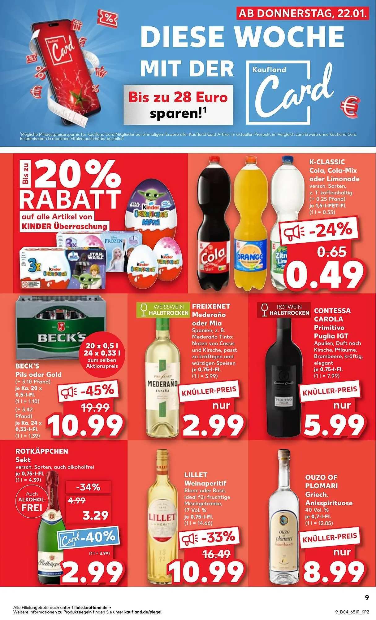 Kaufland Prospekt von 22. Januar bis 28. Januar 2026 - Prospekt seite 9