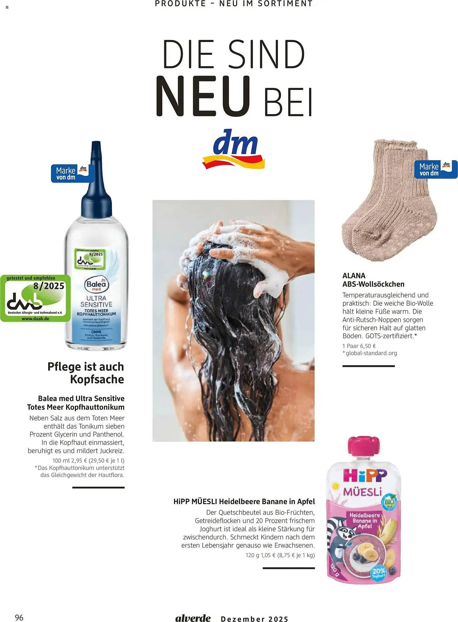 Dm drogerie Magazin von 1. Januar bis 31. Januar 2026 - Prospekt seite 96