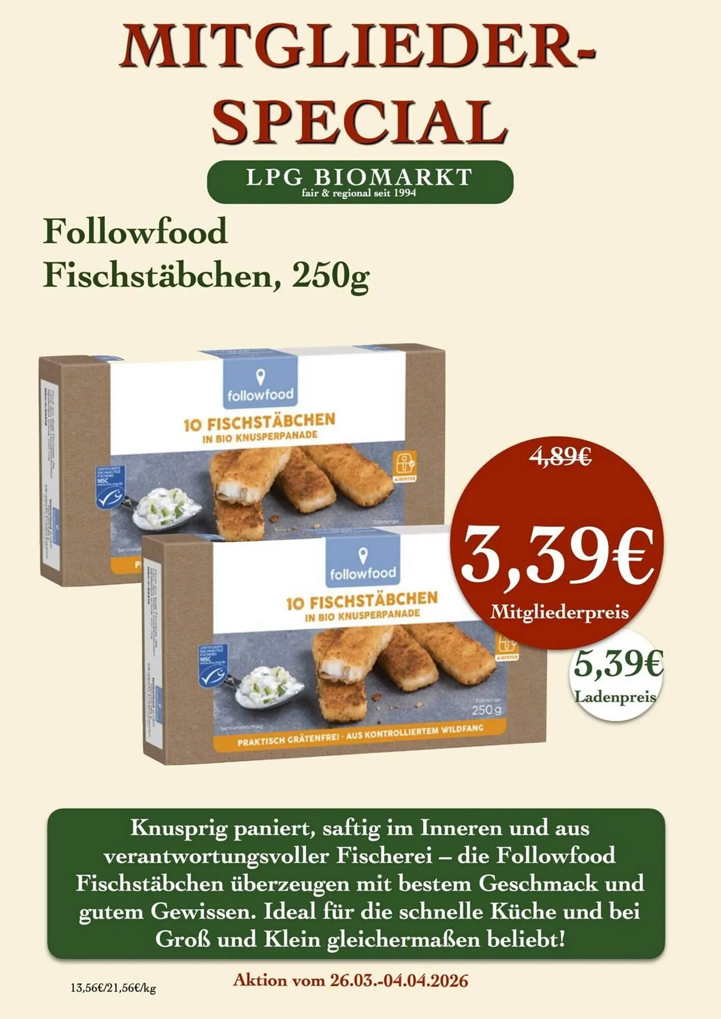 LPG Biomarkt Prospekt von 26. März bis 1. April 2026 - Prospekt seite 10