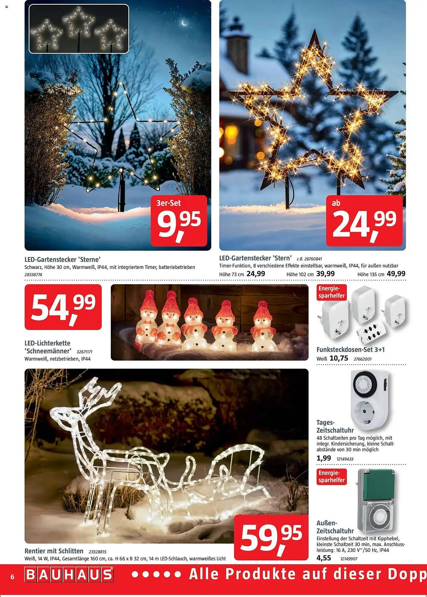 Bauhaus Prospekt von 29. November bis 3. Januar 2026 - Prospekt seite 6