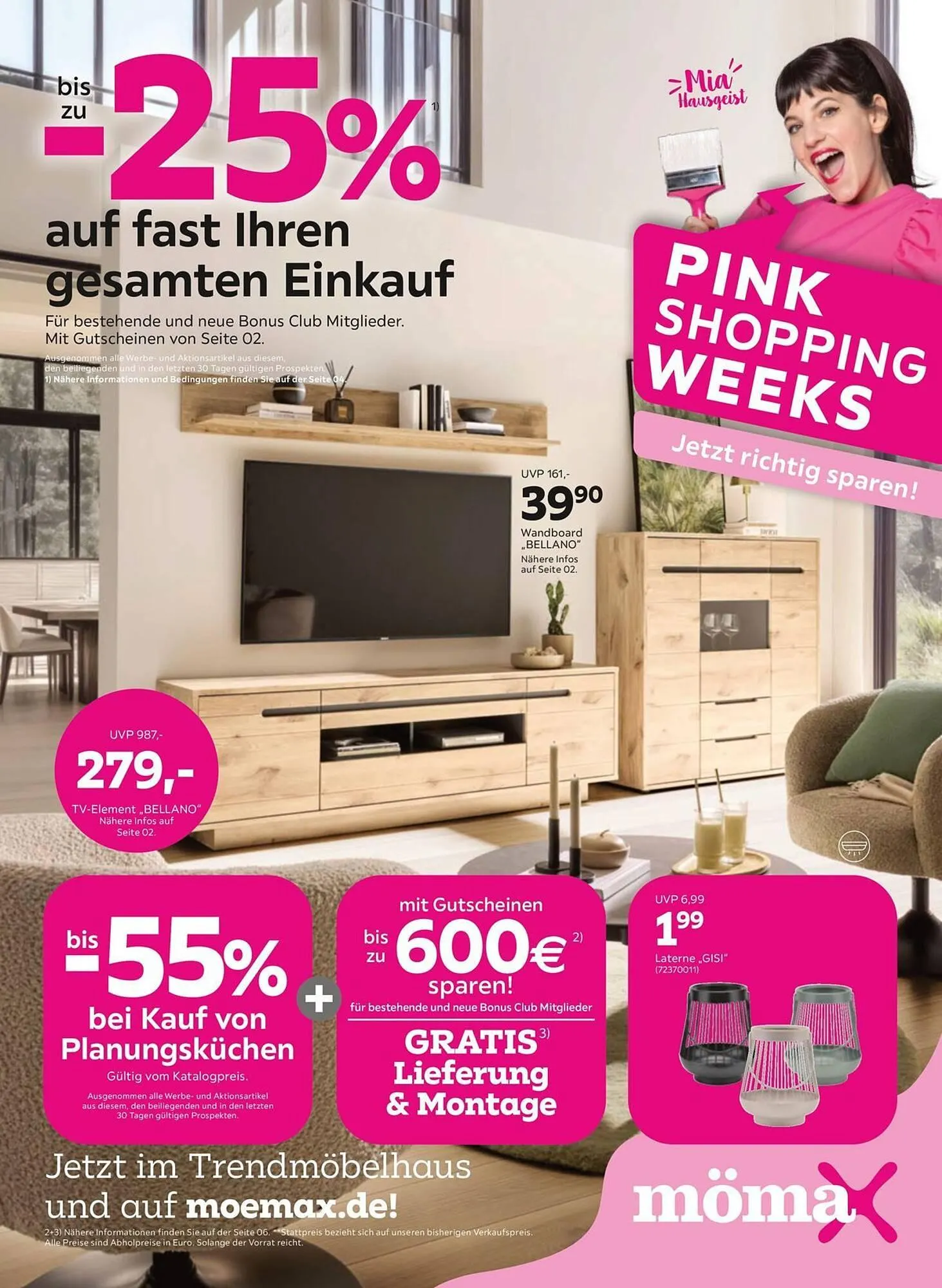 Mömax Prospekt von 15. September bis 23. September 2025 - Prospekt seite 1