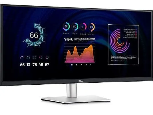 DELL P3424WE 34,14 Zoll UHD 4K Business Monitor (8 ms Reaktionszeit , 60 Hz , 60 Hz nativ)