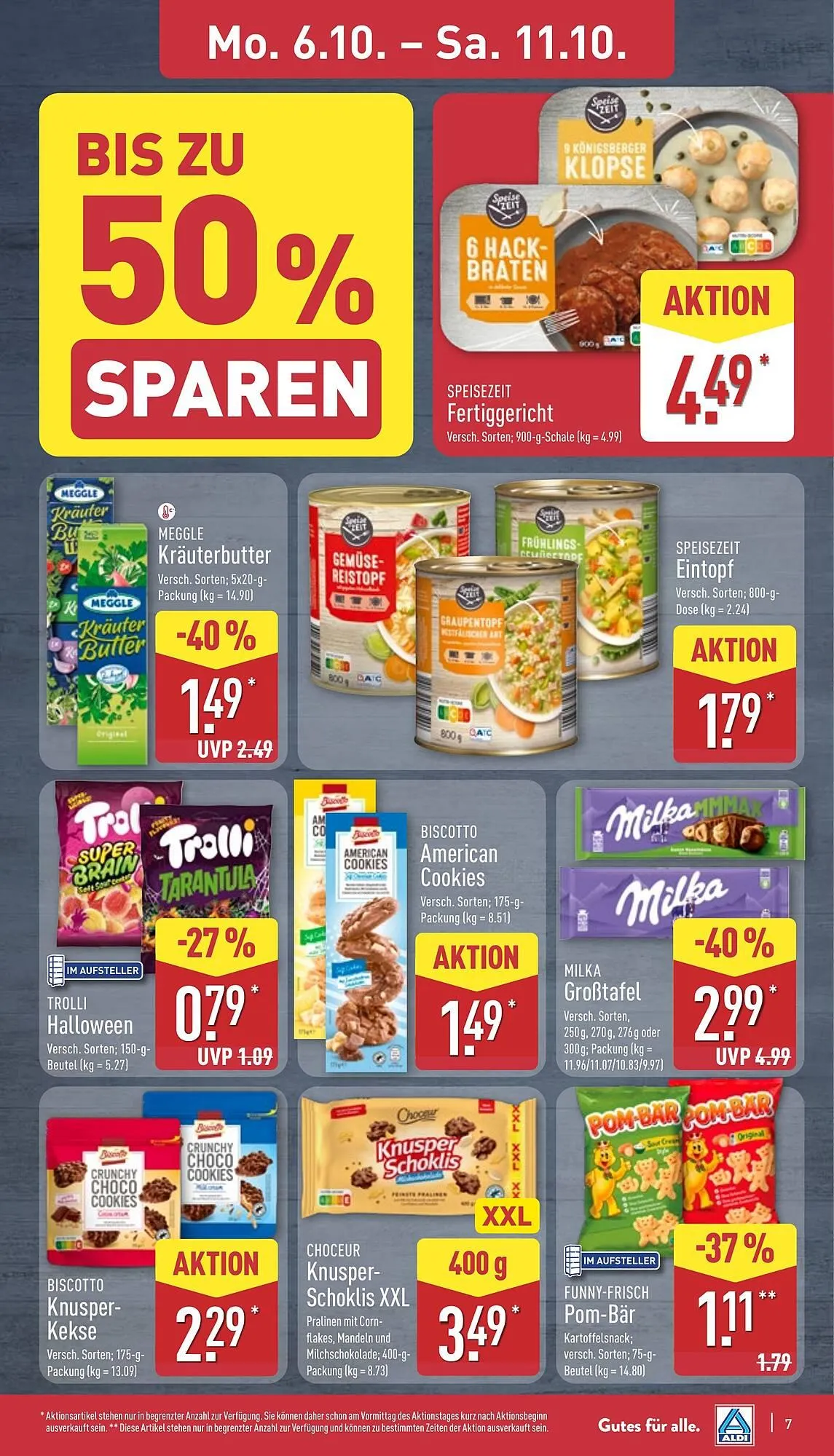 Aldi Nord Prospekt von 6. Oktober bis 12. Oktober 2025 - Prospekt seite 7
