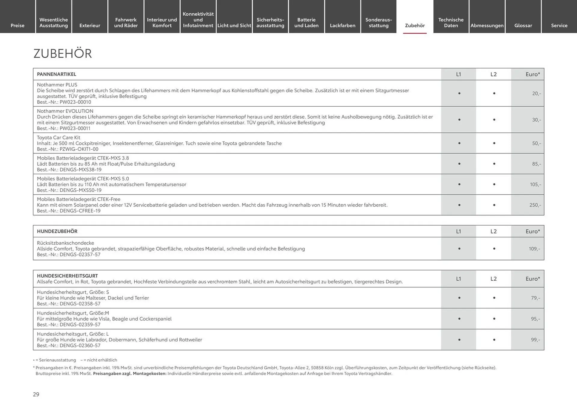 Toyota Prospekt von 1. Juli bis 1. Juli 2025 - Prospekt seite 29