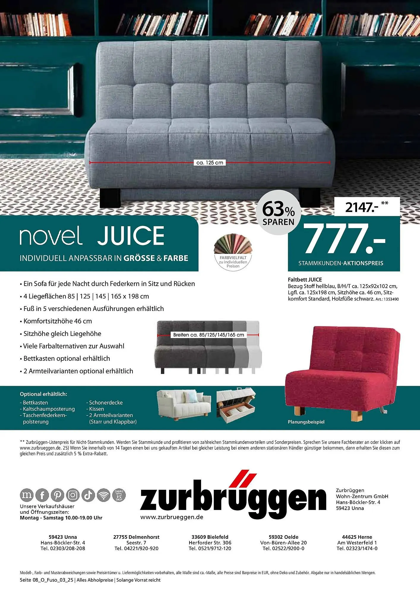 Zurbrüggen Prospekt von 11. September bis 31. Dezember 2025 - Prospekt seite 8