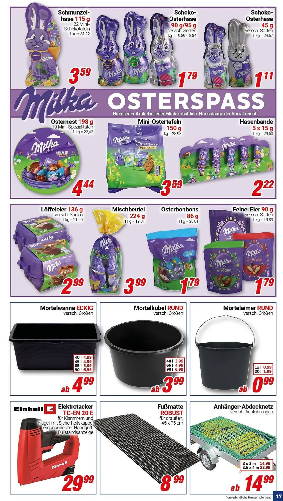 CENTERSHOP Prospekt von 31. März bis 5. April 2025 - Prospekt seite 17