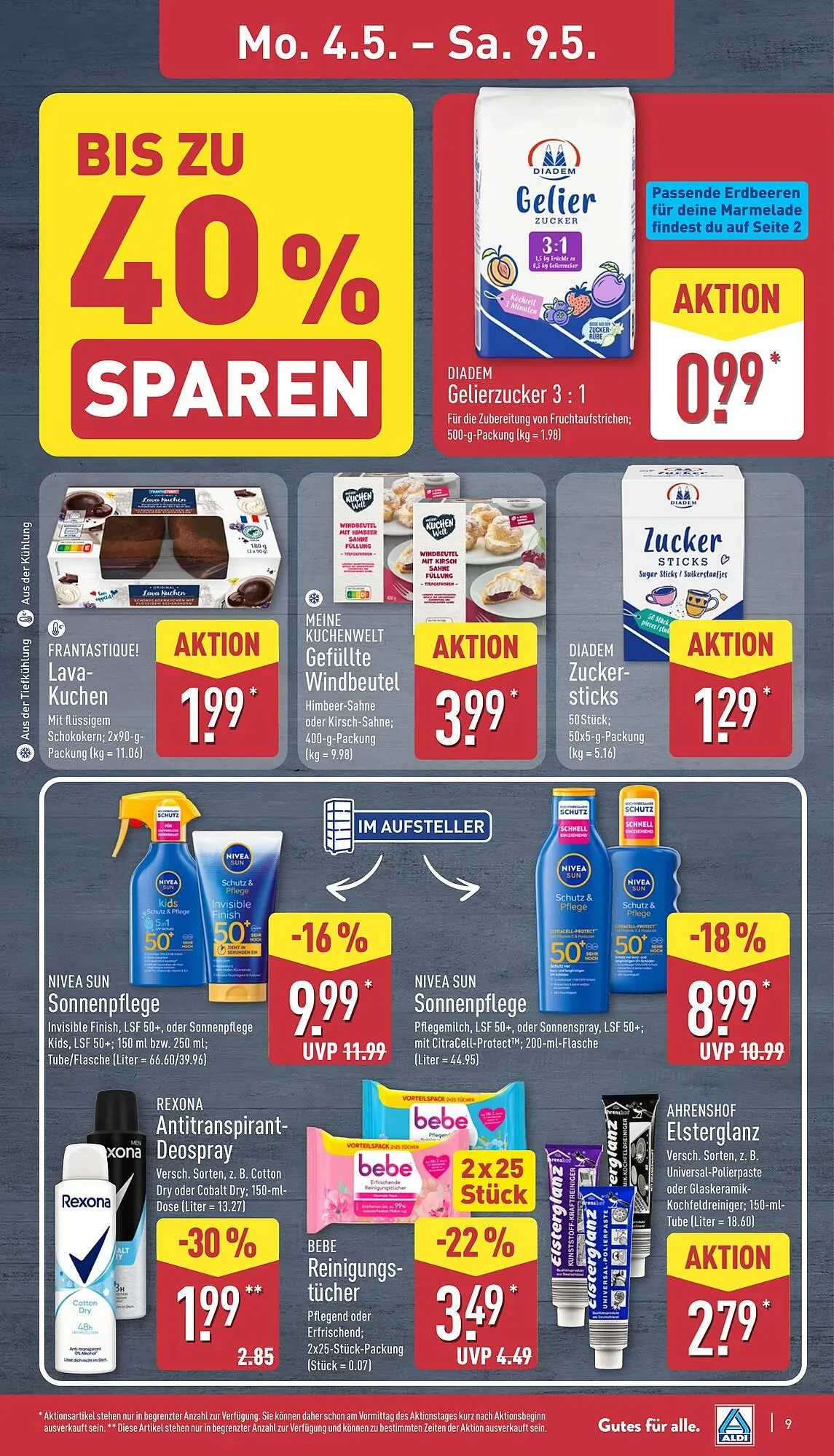 Aldi Nord Prospekt von 4. Mai bis 9. Mai 2026 - Prospekt seite 9