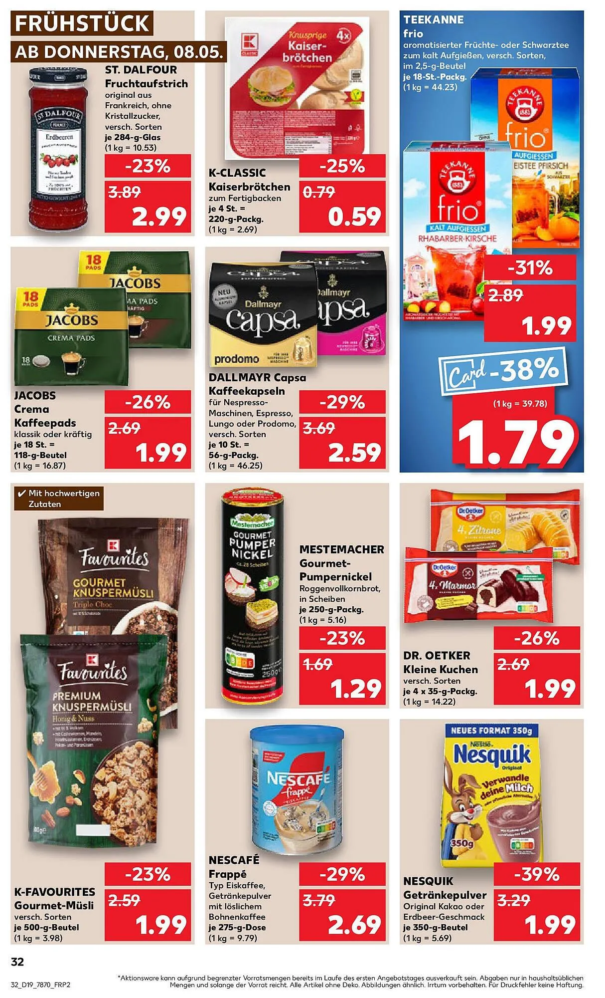 Kaufland Prospekt - Regio-Wochen von 7. Mai bis 14. Mai 2025 - Prospekt seite 32
