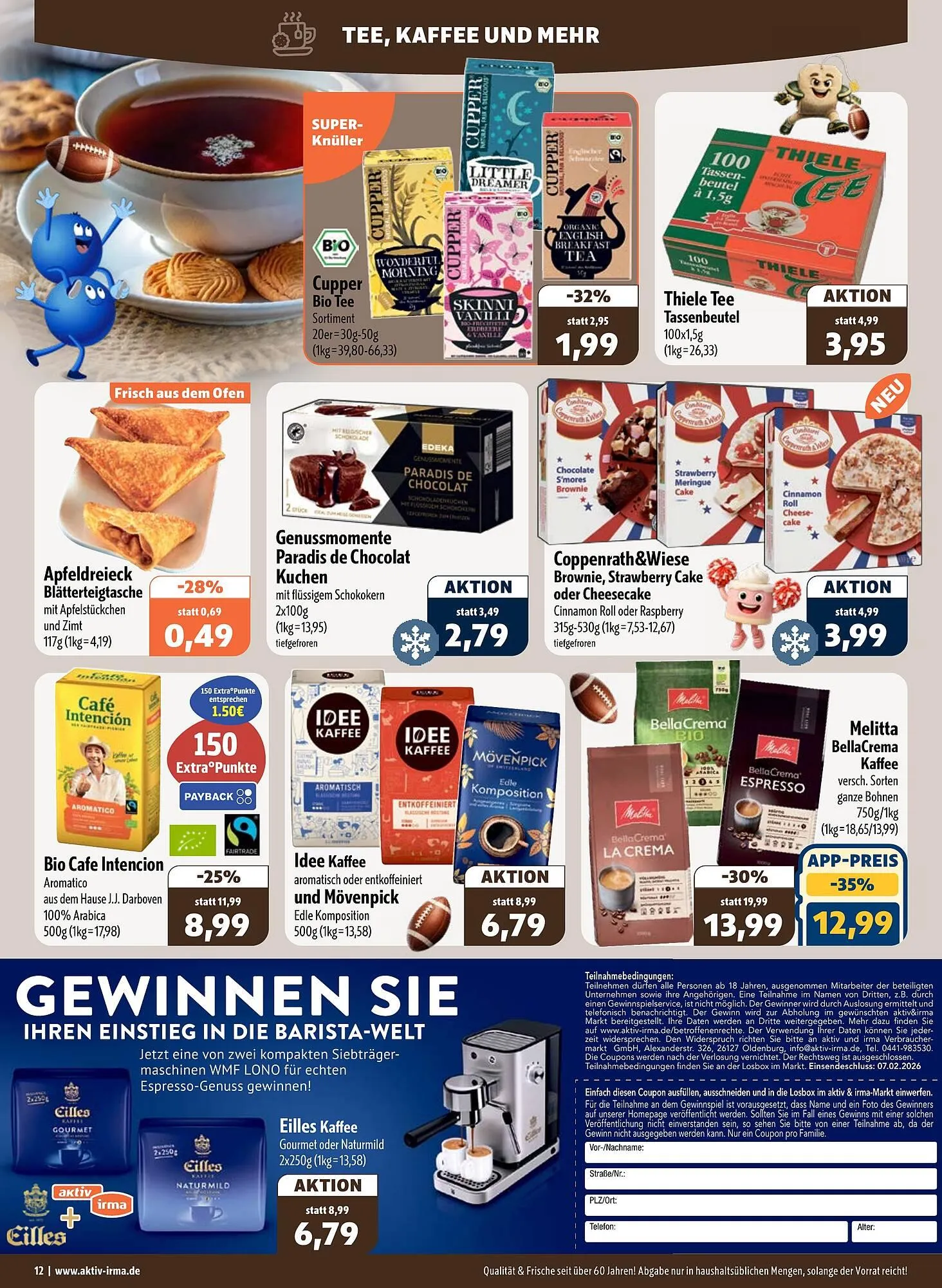 Aktiv Irma Prospekt von 2. Februar bis 7. Februar 2026 - Prospekt seite 12