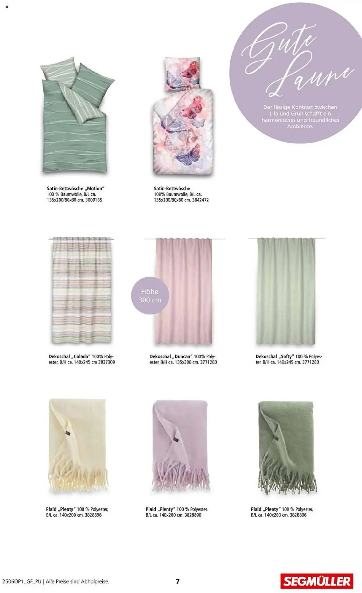 Segmüller Prospekt von 31. Mai bis 30. August 2025 - Prospekt seite 7