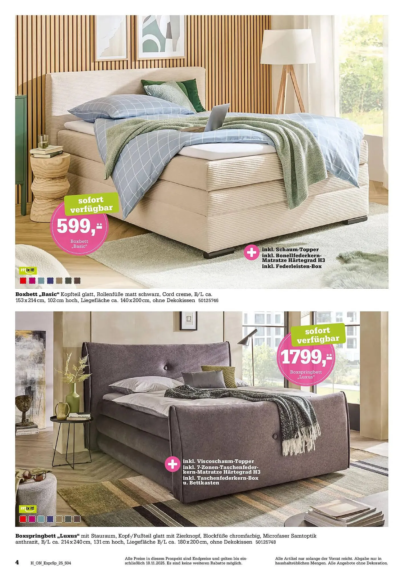 Höffner Prospekt von 11. November bis 18. November 2025 - Prospekt seite 4