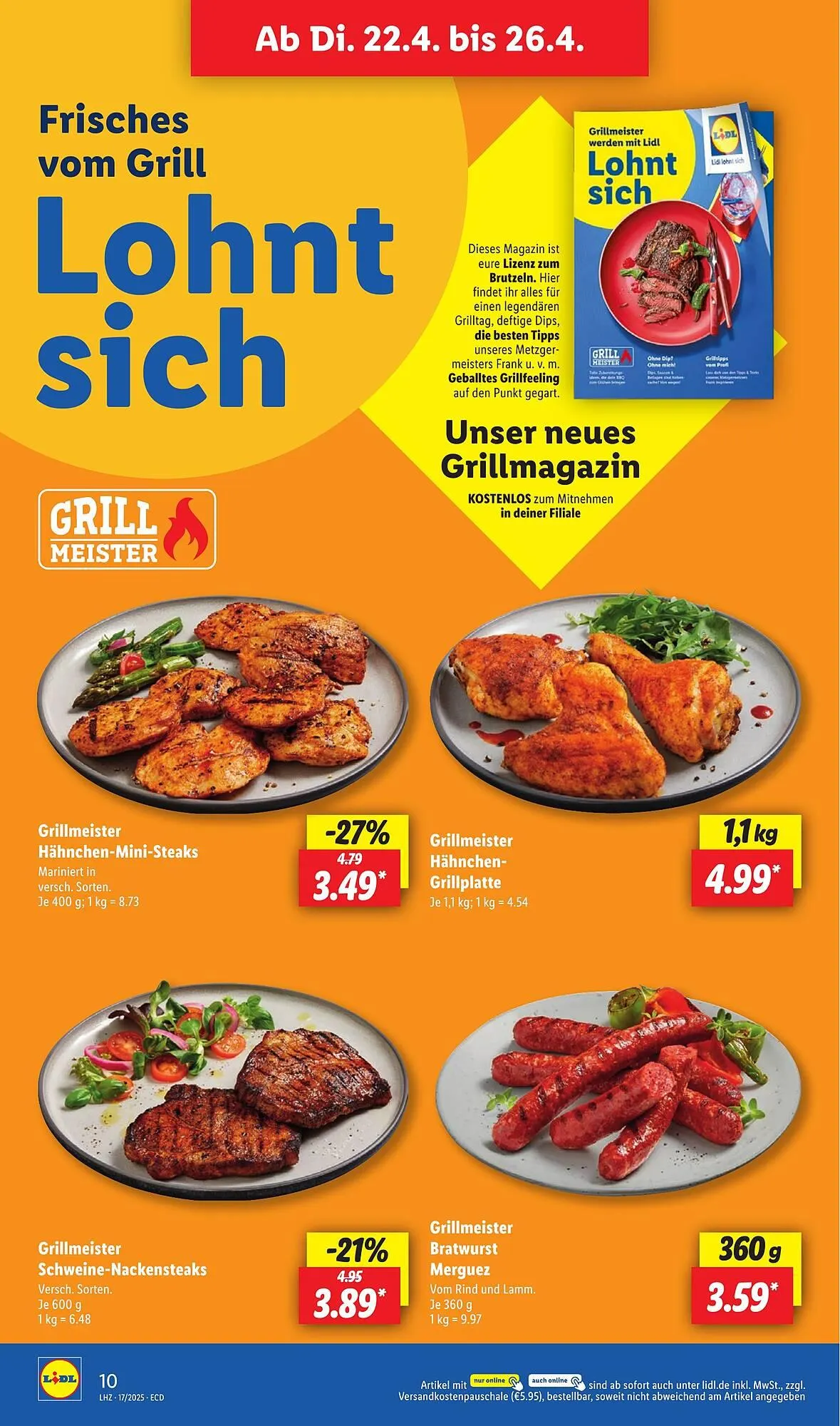 Lidl Prospekt von 22. April bis 26. April 2025 - Prospekt seite 14
