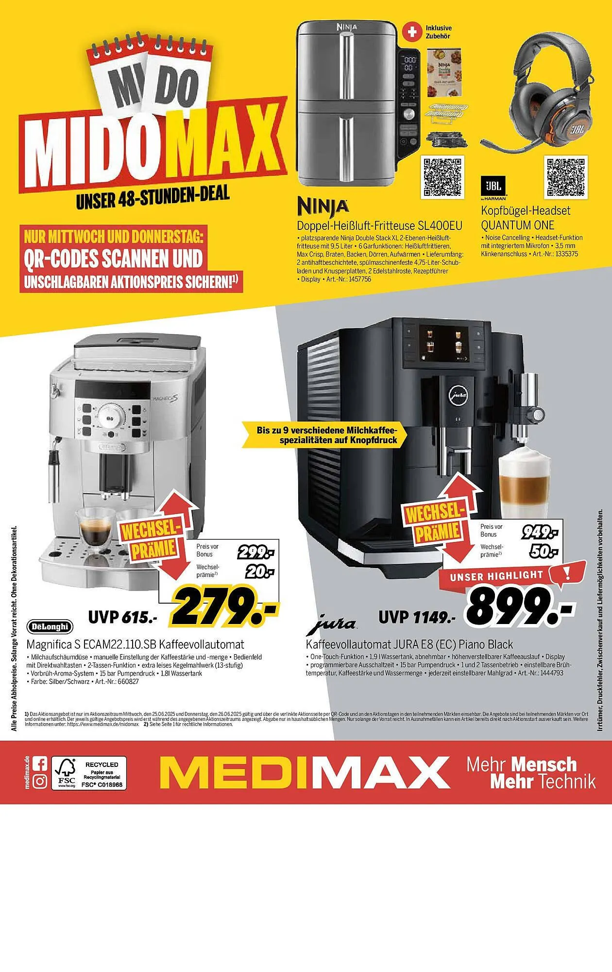 MEDIMAX Prospekt von 20. Juni bis 27. Juni 2025 - Prospekt seite 8