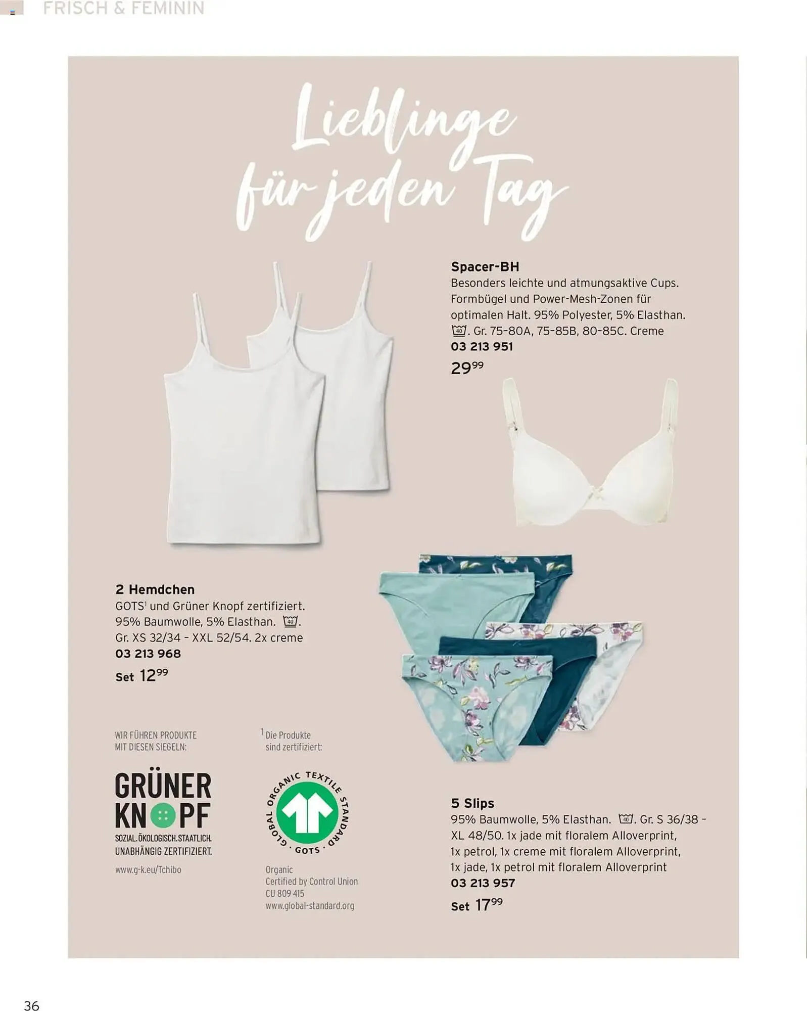 Tchibo Prospekt von 24. März bis 31. Mai 2026 - Prospekt seite 36