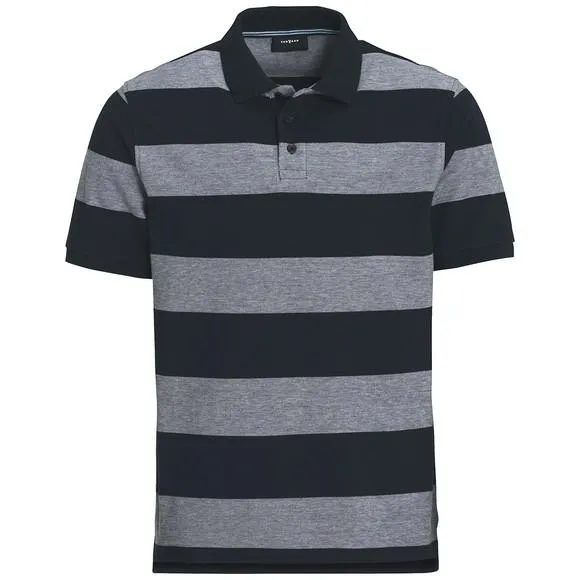 Herren Poloshirt mit breiten Streifen