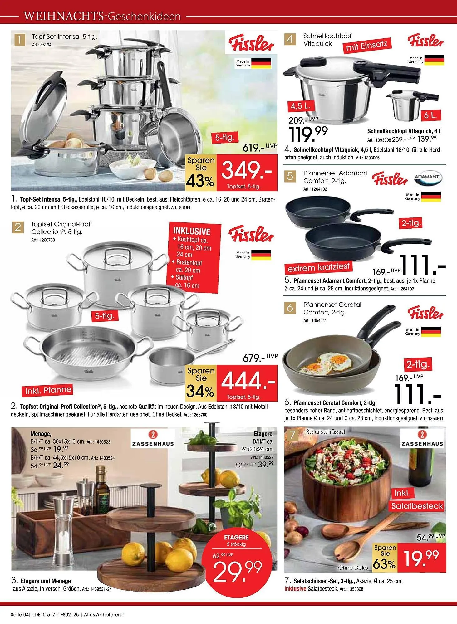 Zurbrüggen Prospekt von 11. Oktober bis 15. November 2025 - Prospekt seite 4