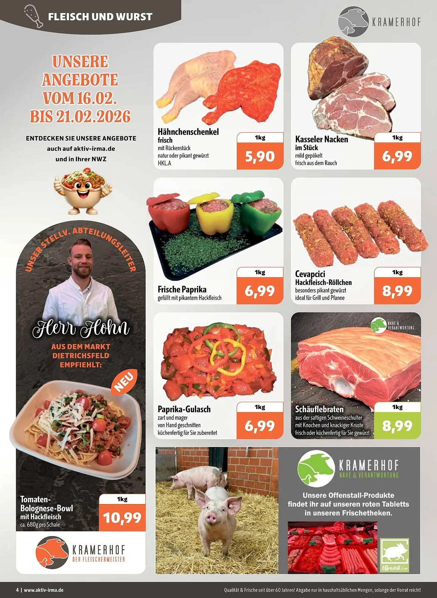 Aktiv Irma Prospekt von 16. Februar bis 21. Februar 2026 - Prospekt seite 4