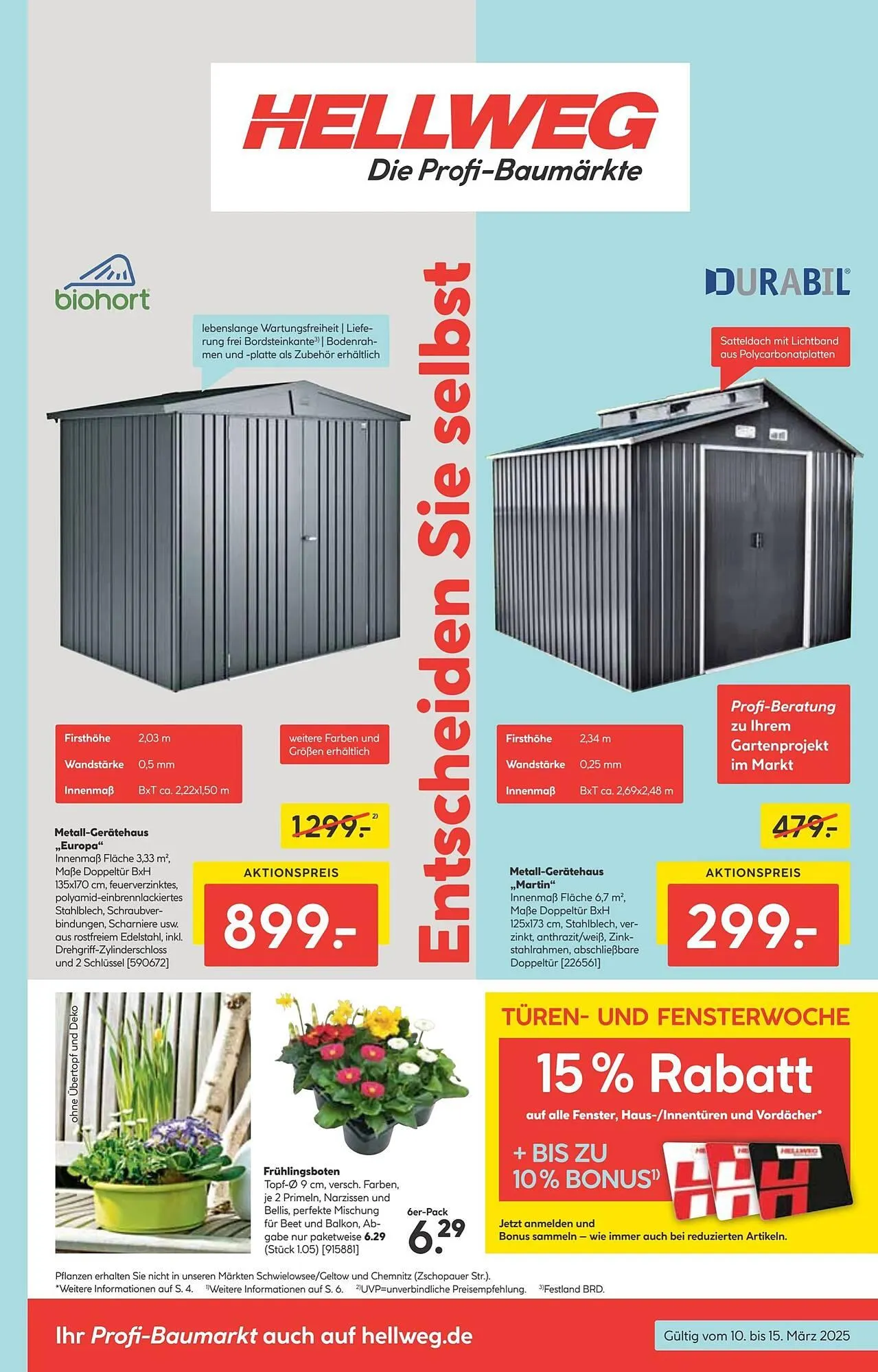 Hellweg Prospekt von 10. März bis 16. März 2025 - Prospekt seite 3