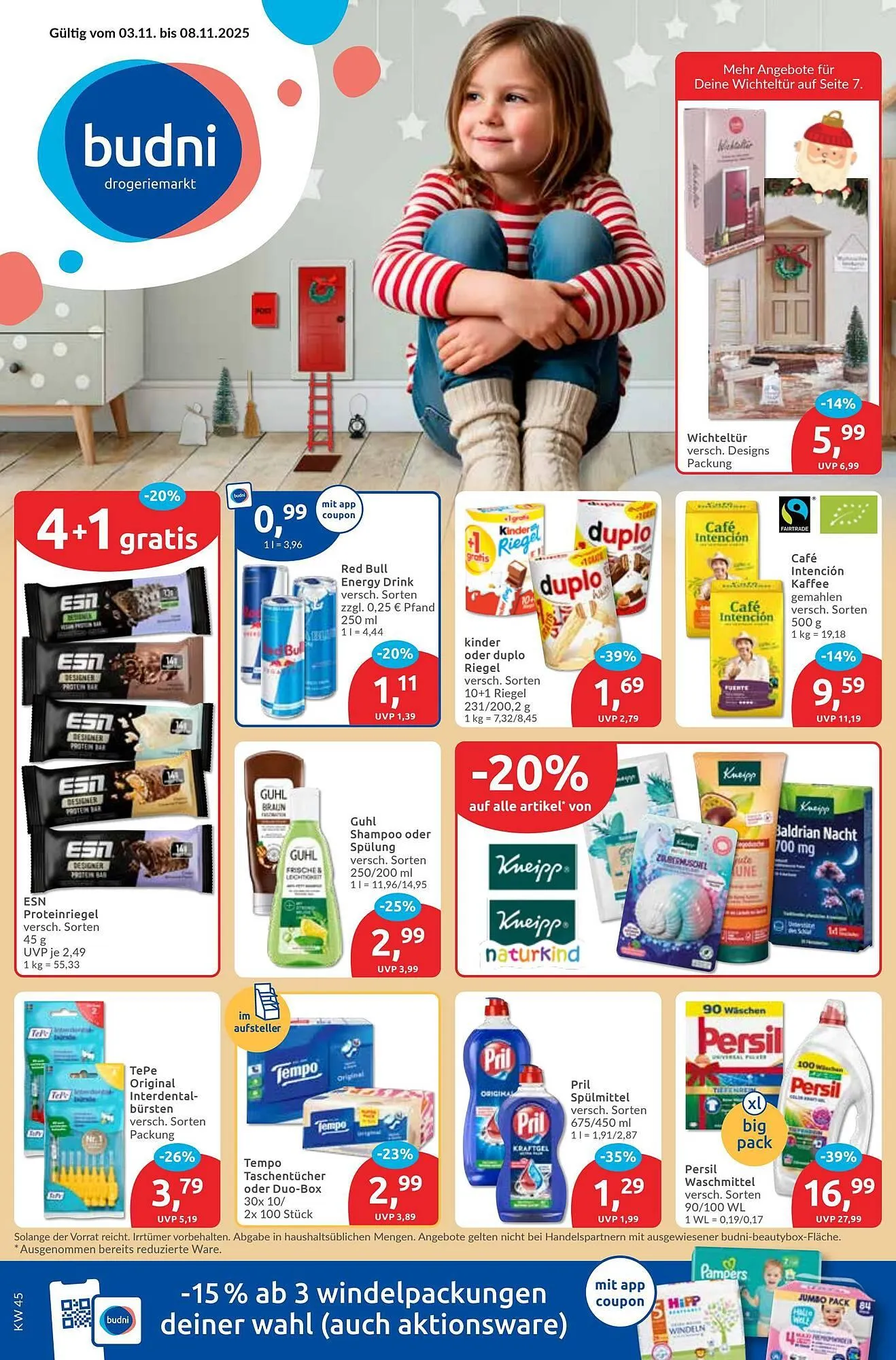 Budni Prospekt von 3. November bis 8. November 2025 - Prospekt seite 1