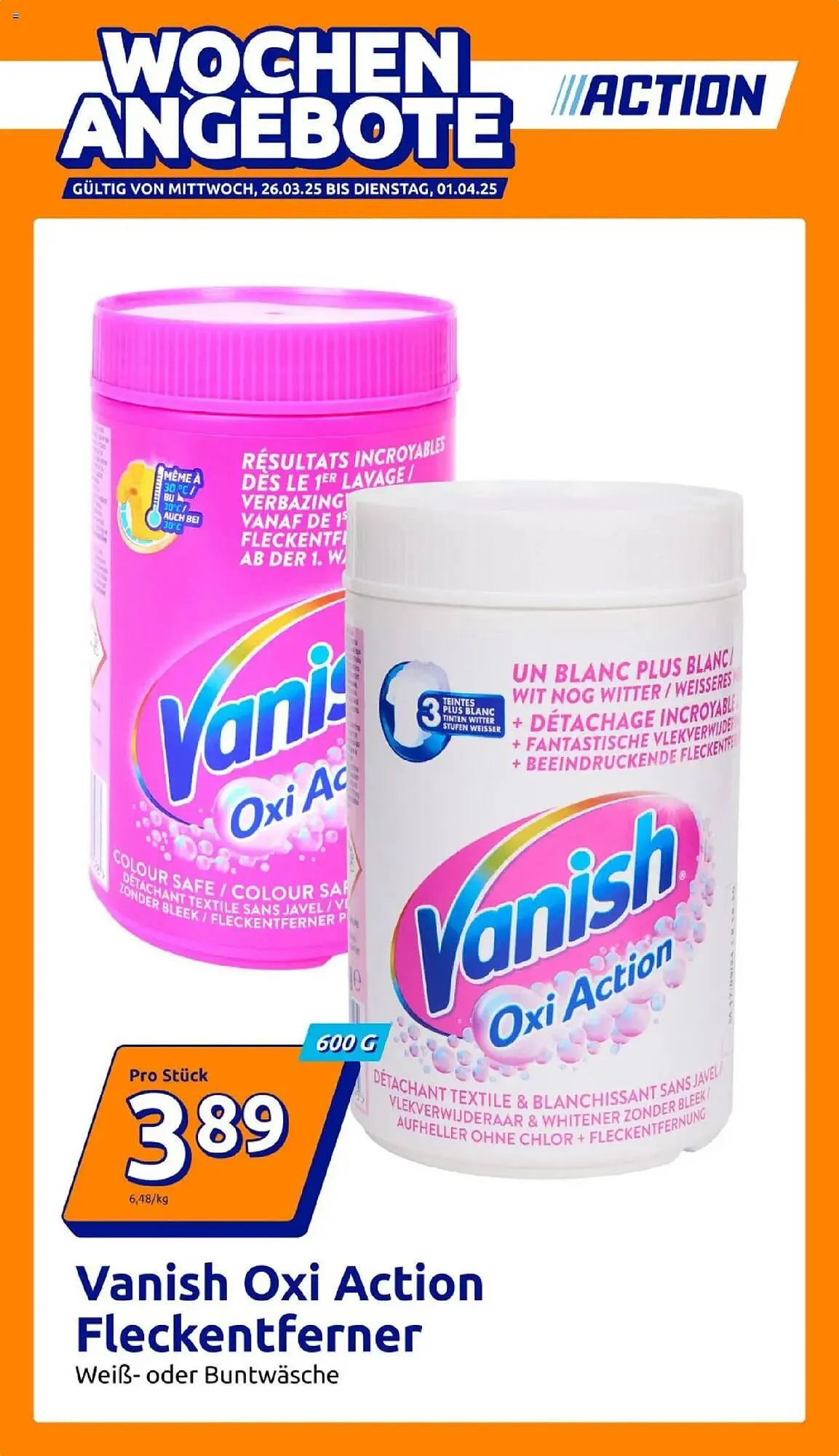 Action Prospekt von 26. März bis 1. April 2025 - Prospekt seite 1