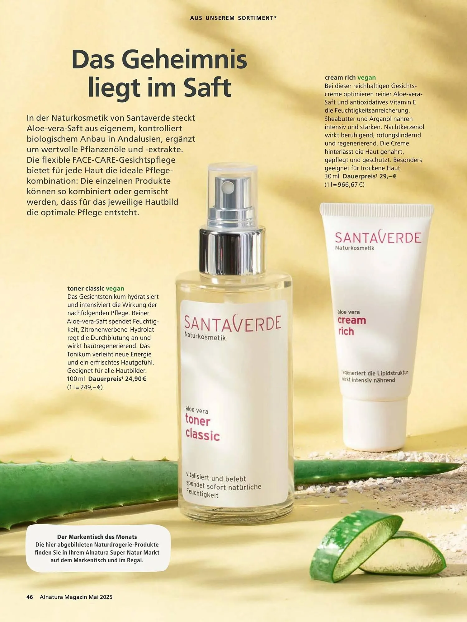 Alnatura Prospekt von 2. Mai bis 1. Juni 2025 - Prospekt seite 46