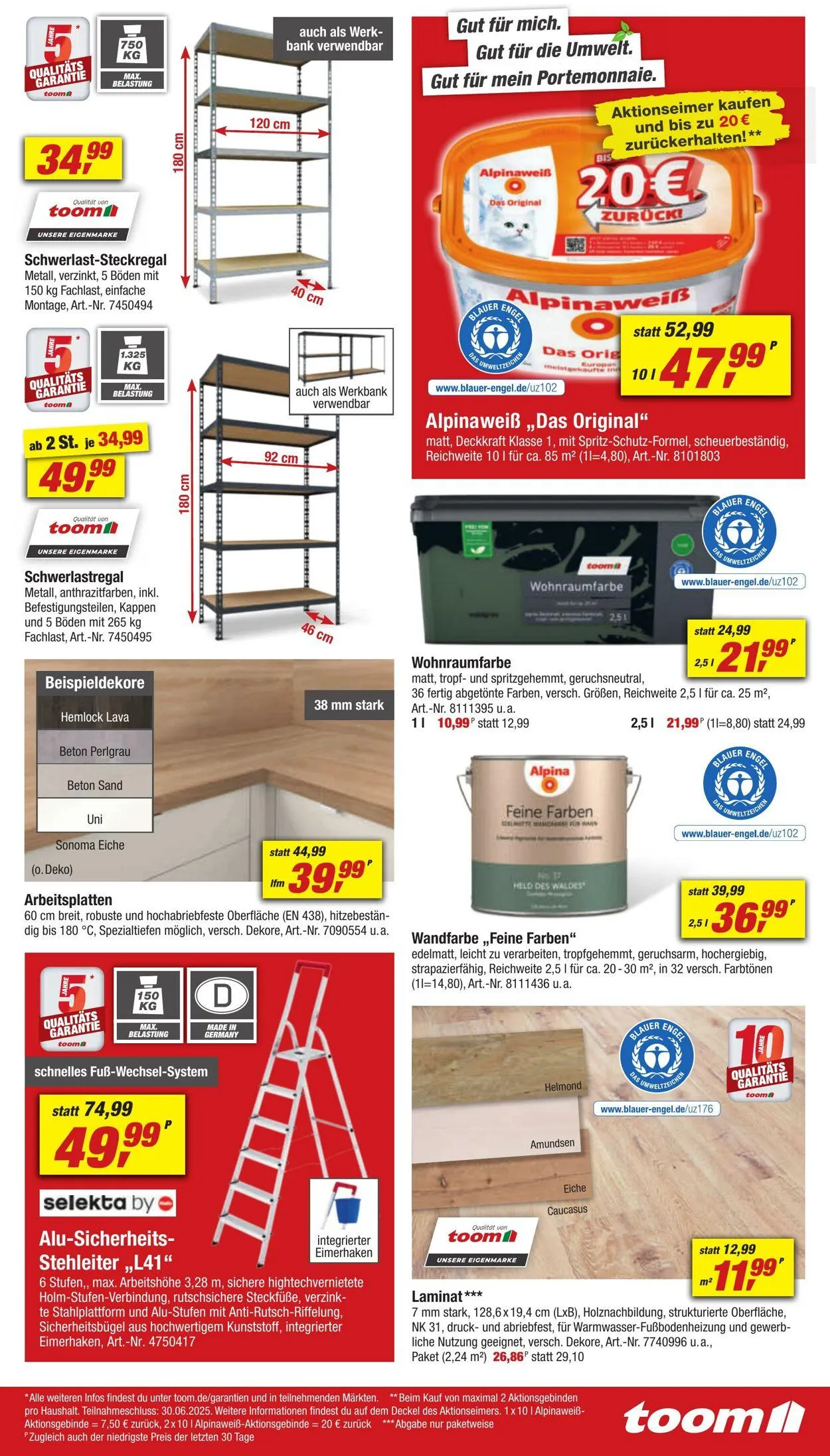 toom Baumarkt Aktueller Prospekt von 17. März bis 31. März 2025 - Prospekt seite 9