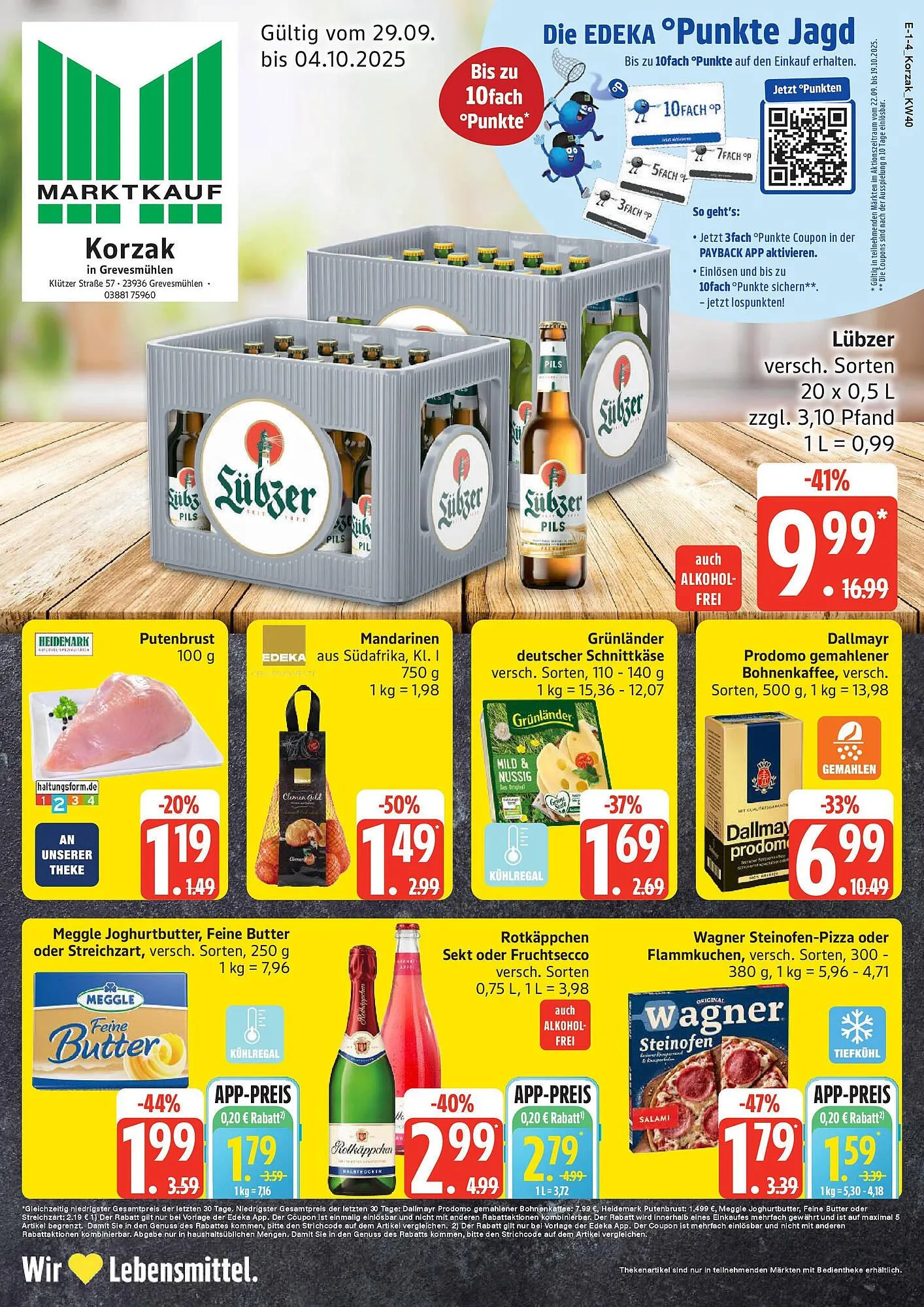 Marktkauf Prospekt von 28. September bis 4. Oktober 2025 - Prospekt seite 1