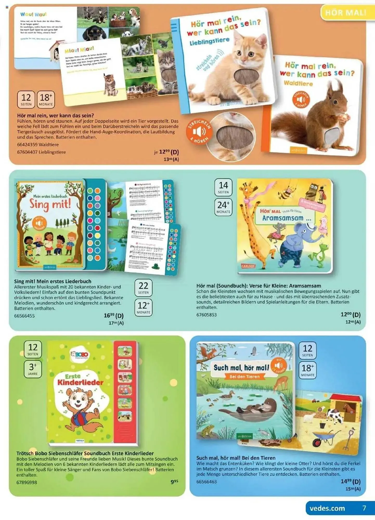 Vedes Prospekt von 25. August bis 31. Oktober 2025 - Prospekt seite 7