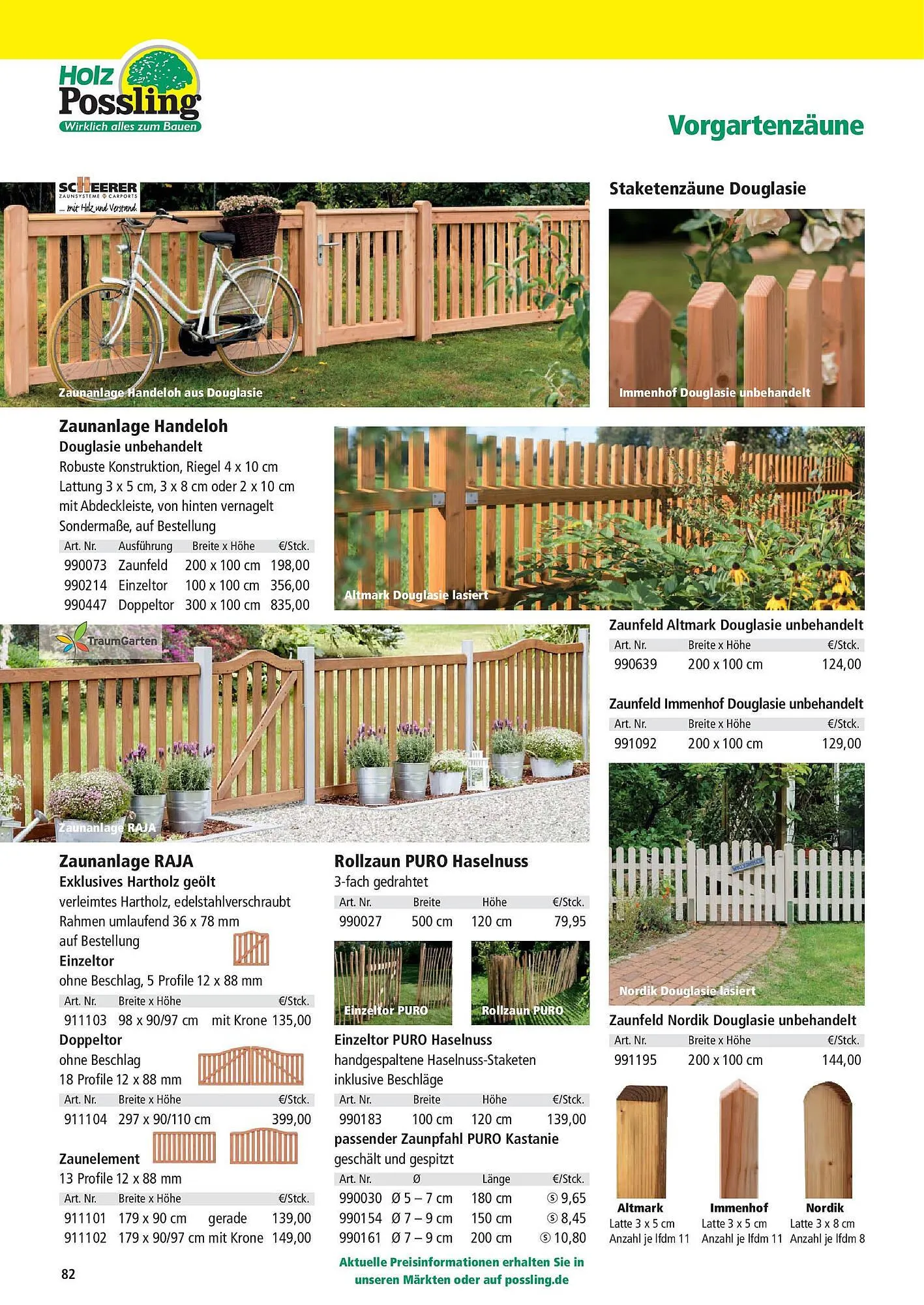 Holz Possling Prospekt von 31. März bis 30. Juni 2025 - Prospekt seite 82