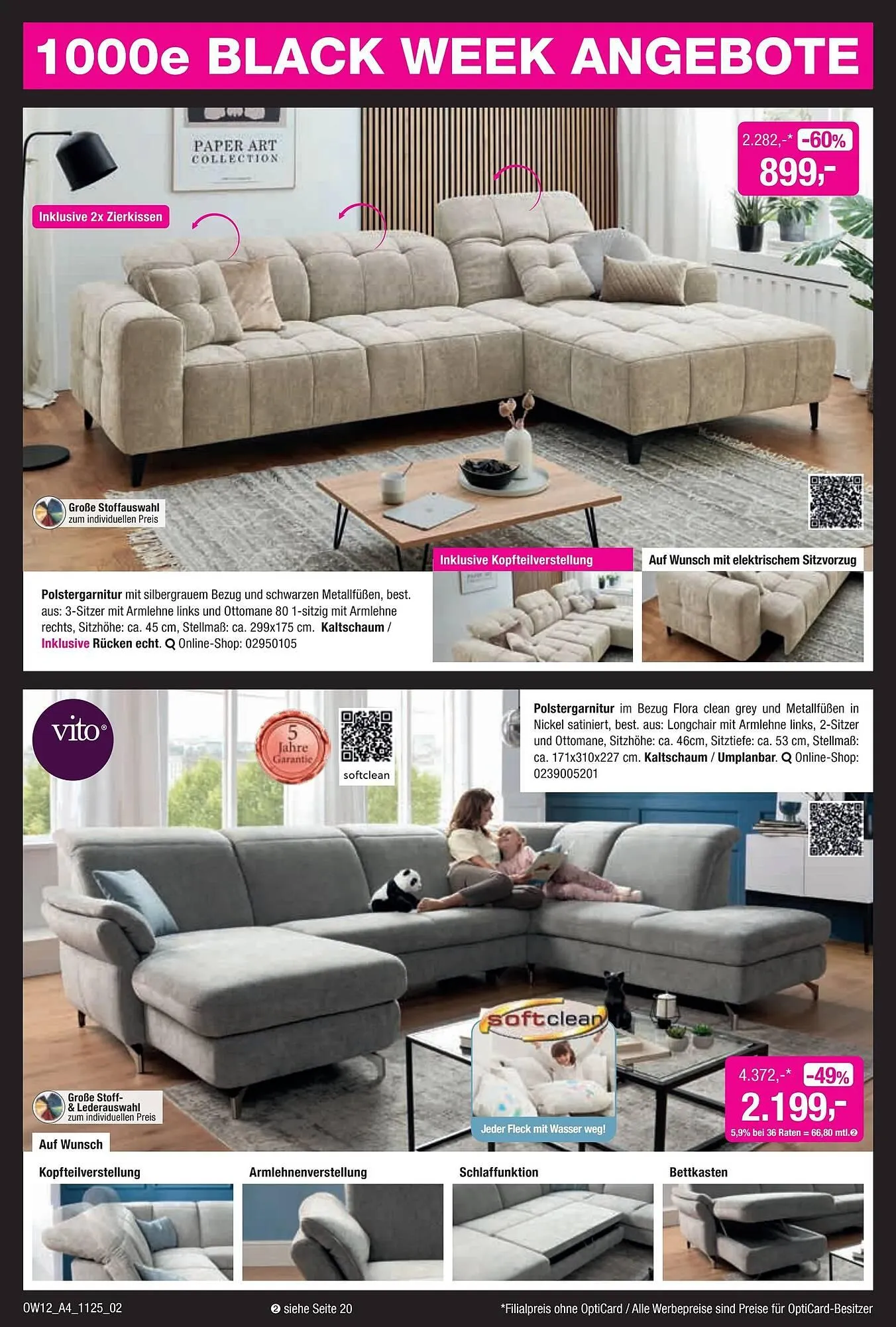 Opti Wohnwelt Prospekt von 13. November bis 7. Dezember 2025 - Prospekt seite 2