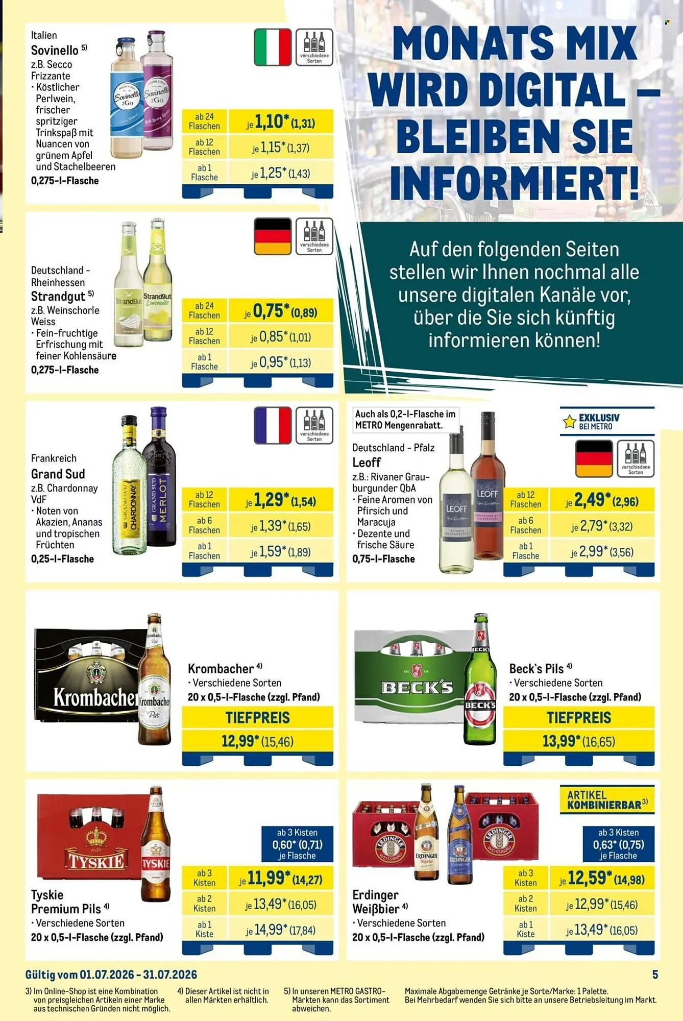 METRO Prospekt von 1. Juli bis 31. Juli 2026 - Prospekt seite 5