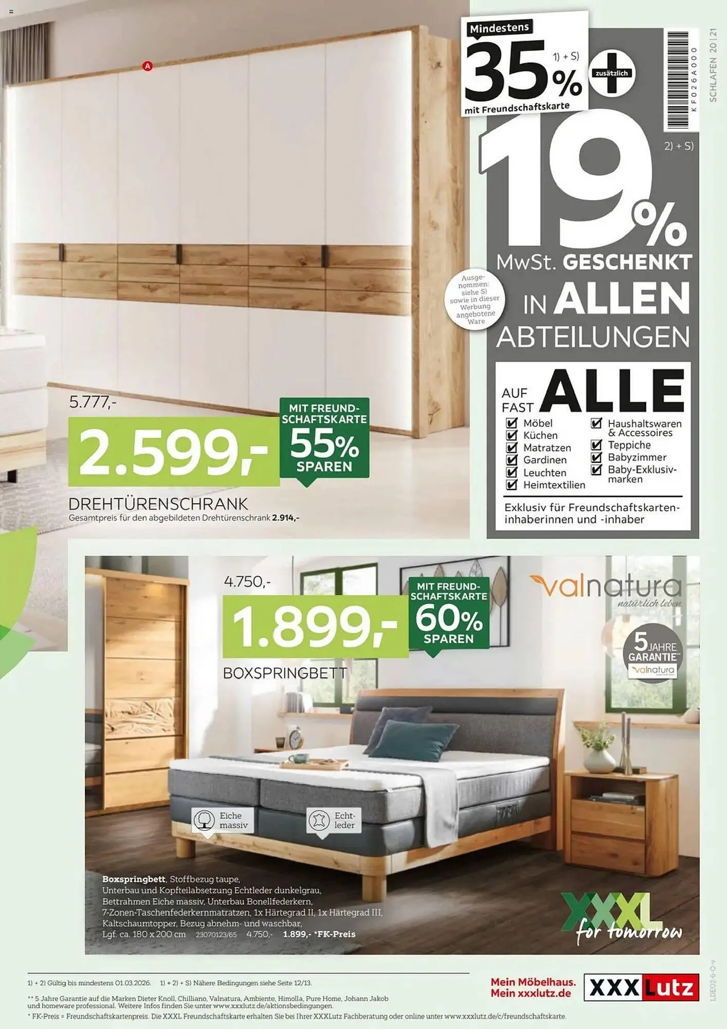 XXXLutz Prospekt von 15. Februar bis 1. März 2026 - Prospekt seite 21