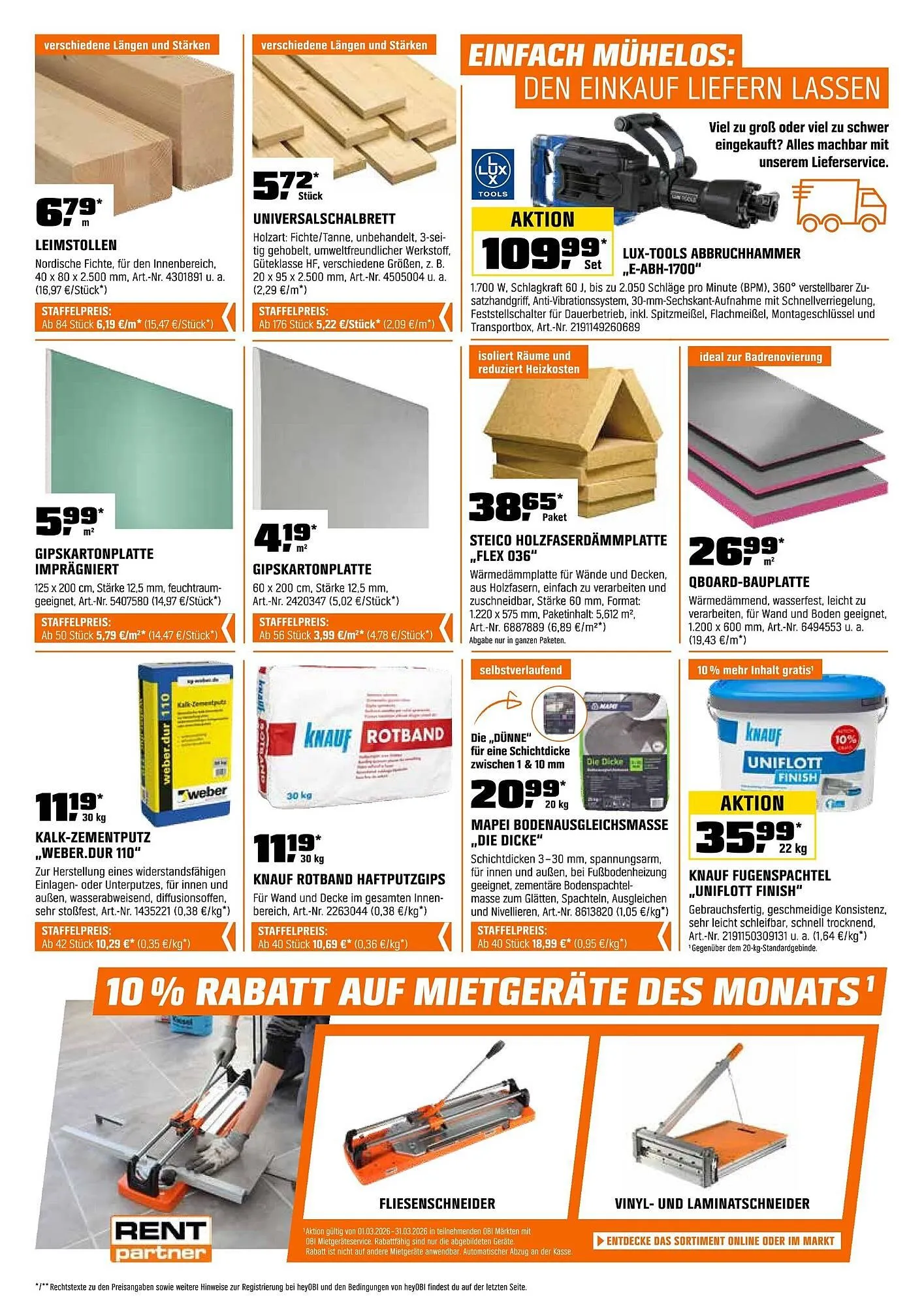 OBI Prospekt von 1. März bis 31. März 2026 - Prospekt seite 19