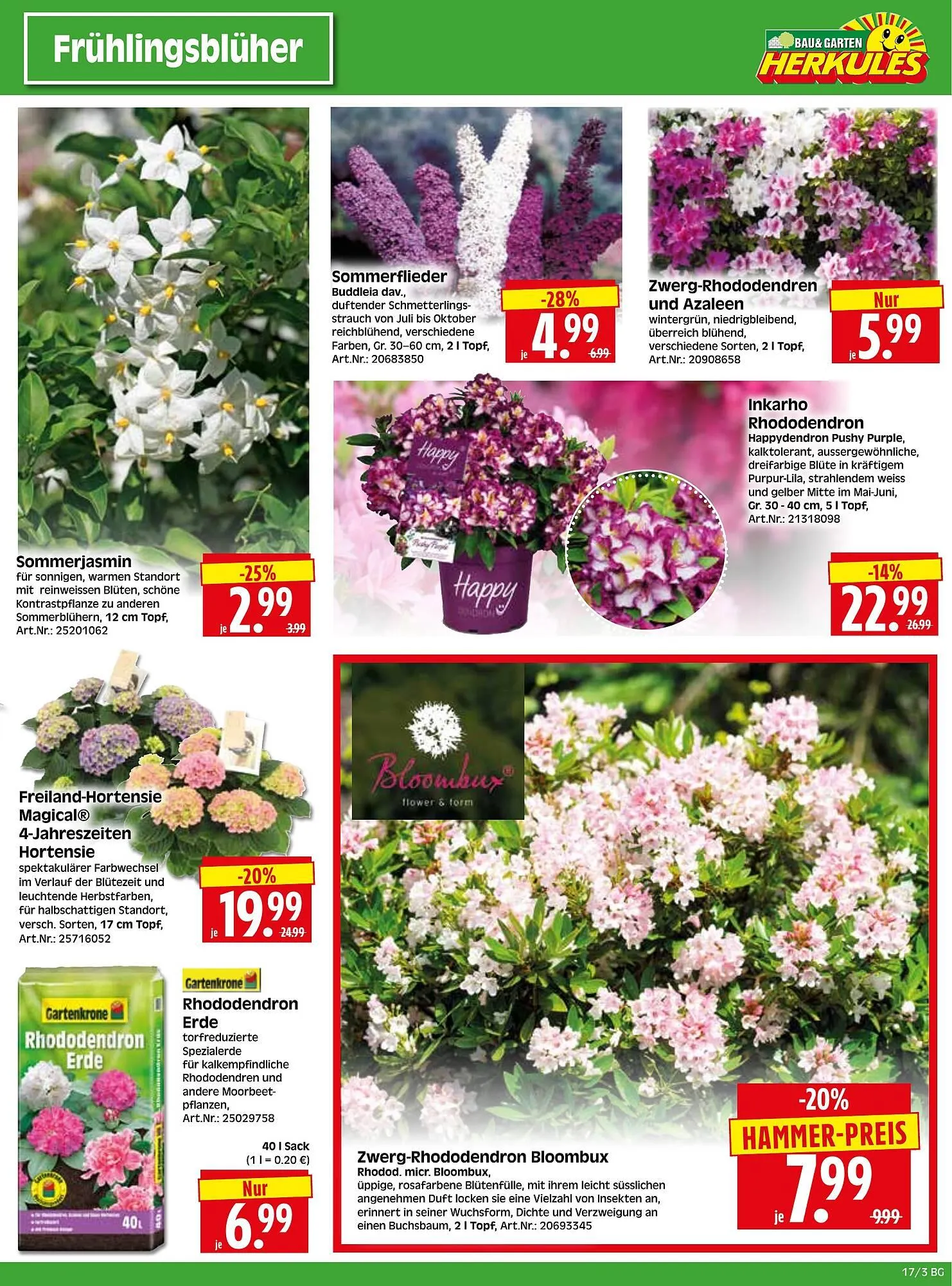Herkules Baumarkt Prospekt von 21. April bis 26. April 2025 - Prospekt seite 3
