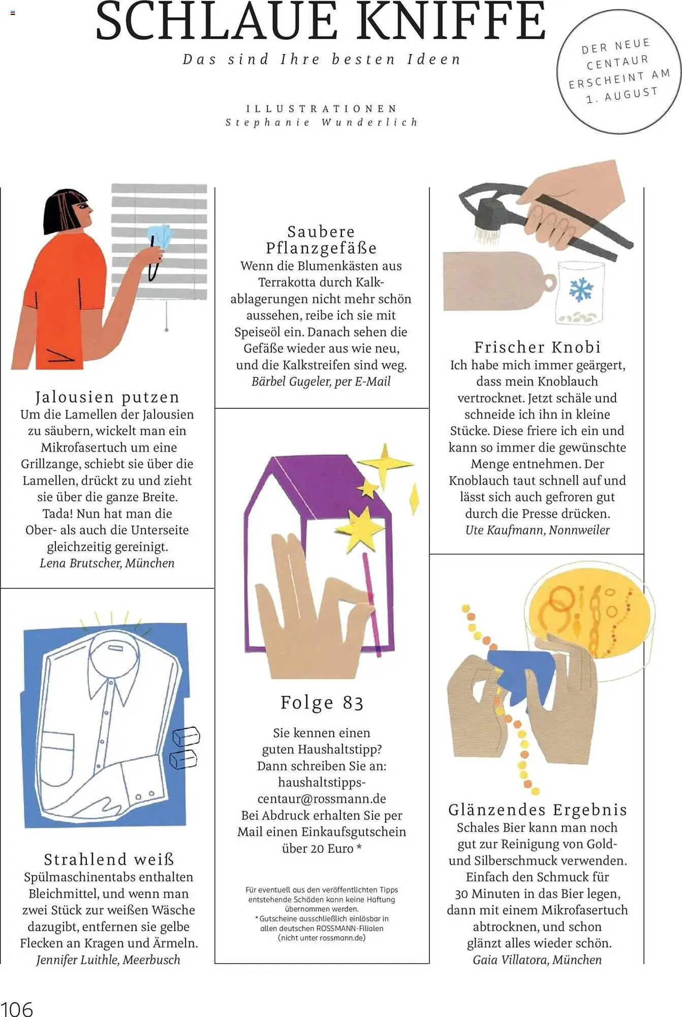 Rossmann Prospekt von 1. Juli bis 31. Juli 2025 - Prospekt seite 106
