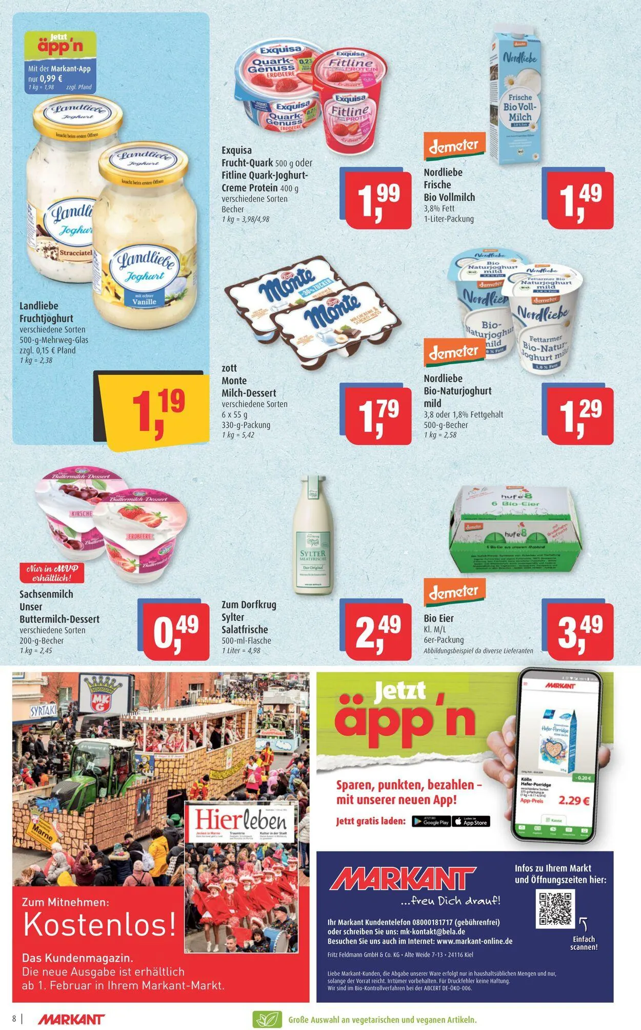 Markant Aktueller Prospekt von 2. August bis 16. August 2025 - Prospekt seite 8