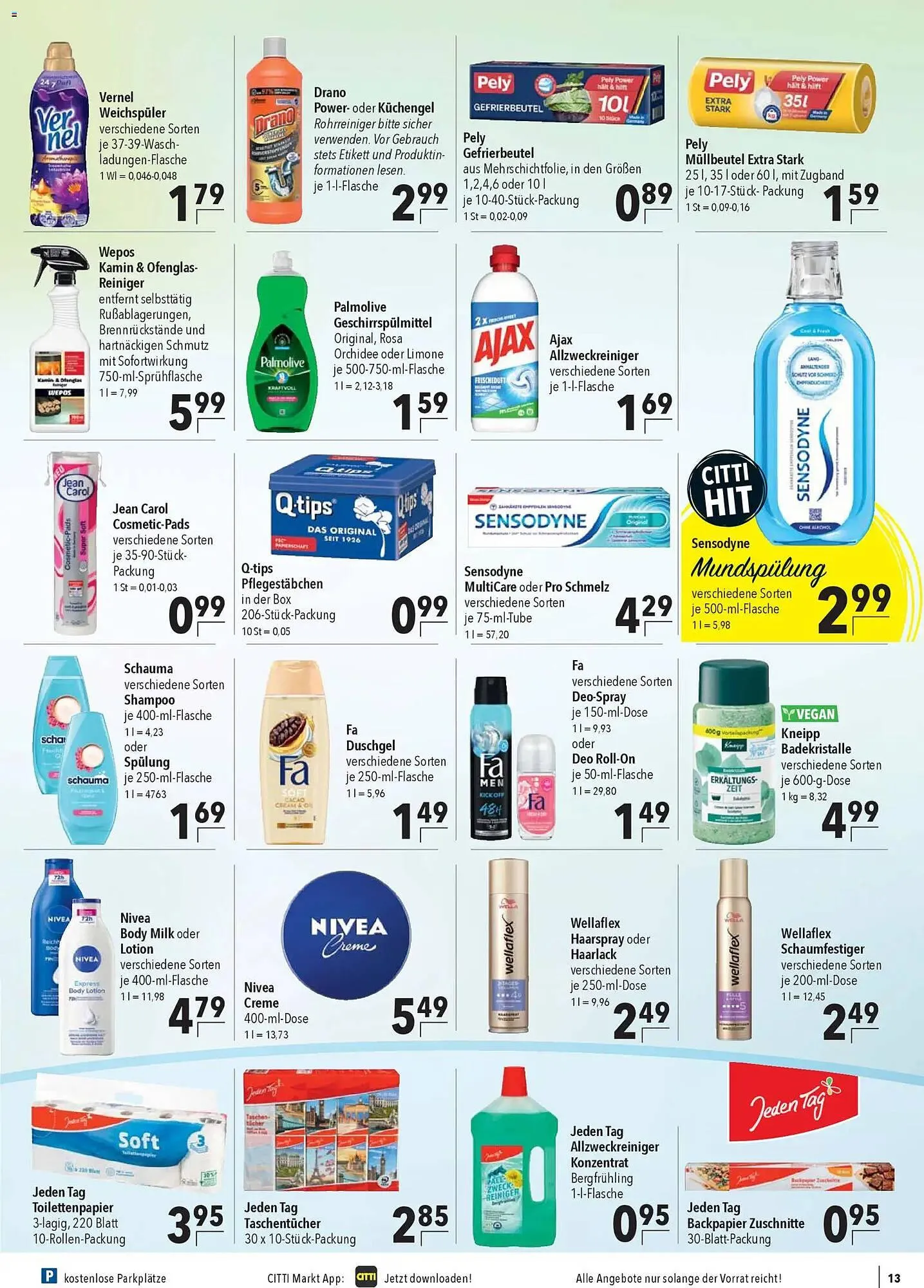 CITTI Markt Prospekt von 7. Januar bis 13. Januar 2026 - Prospekt seite 13