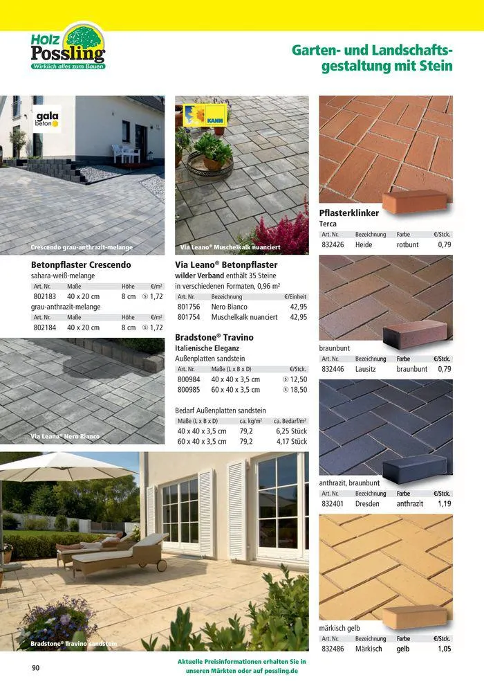Holz-& Baukatalog 2024/25 von 27. März bis 31. Januar 2025 - Prospekt seite 90