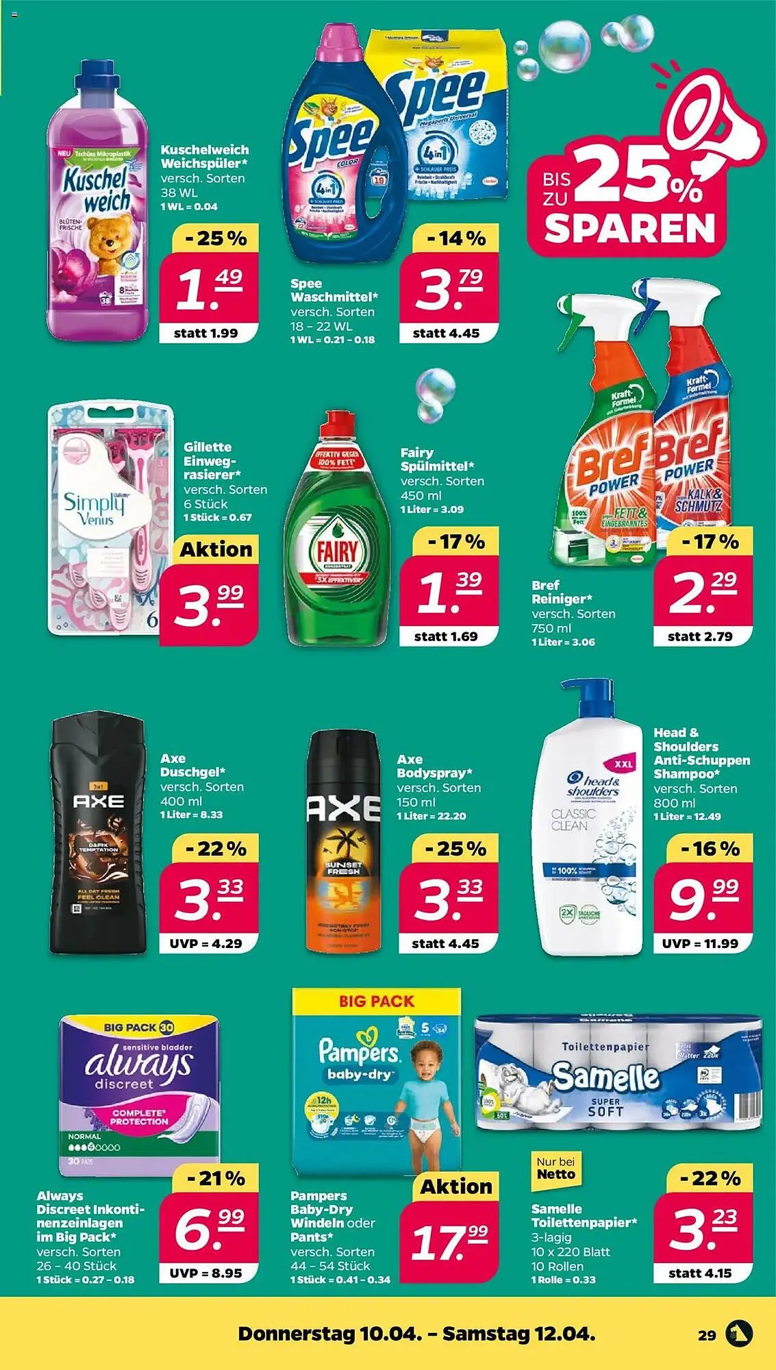 NETTO Prospekt von 7. April bis 12. April 2025 - Prospekt seite 29