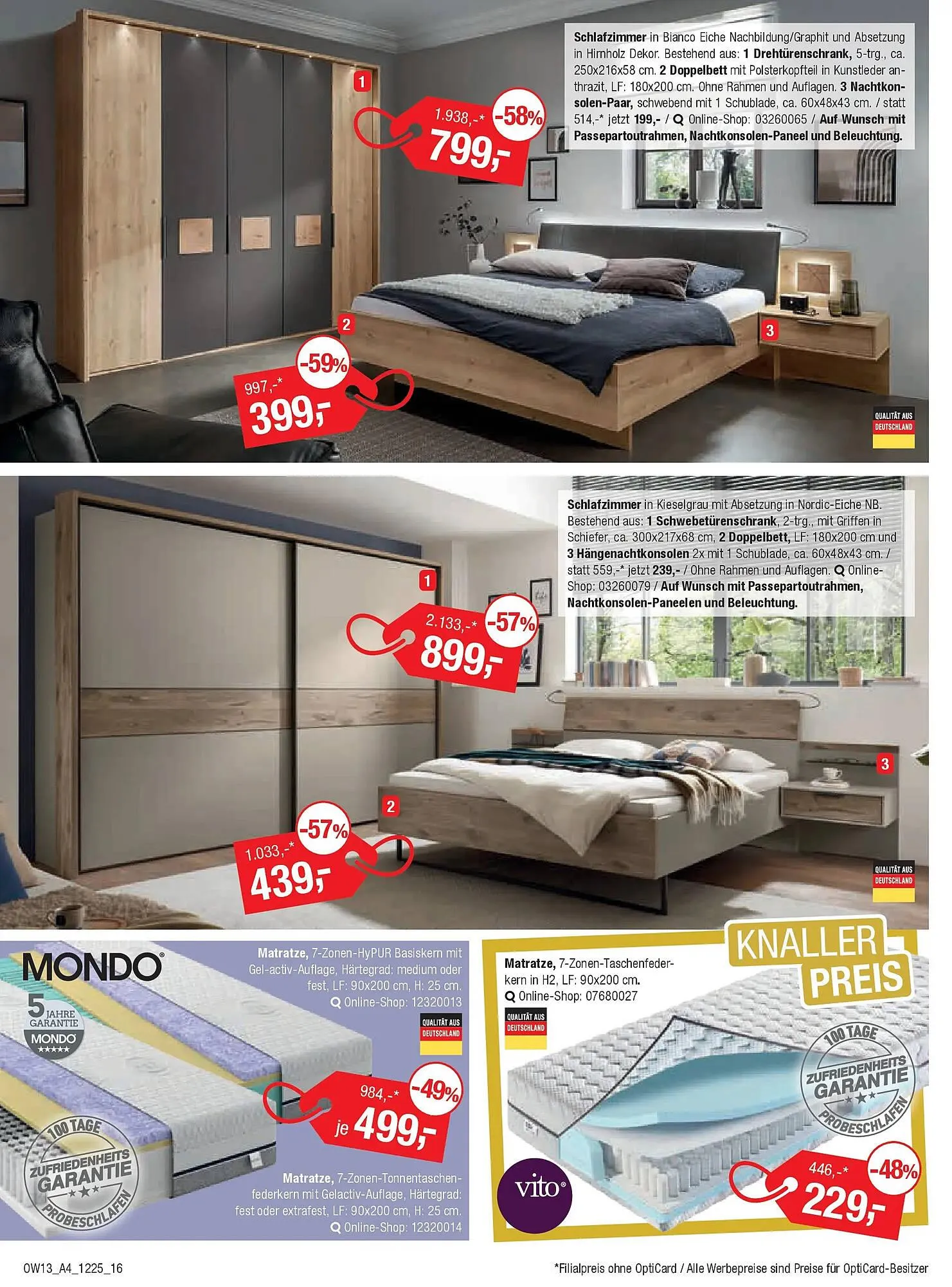 Opti Wohnwelt Prospekt von 18. Dezember bis 10. Januar 2026 - Prospekt seite 16